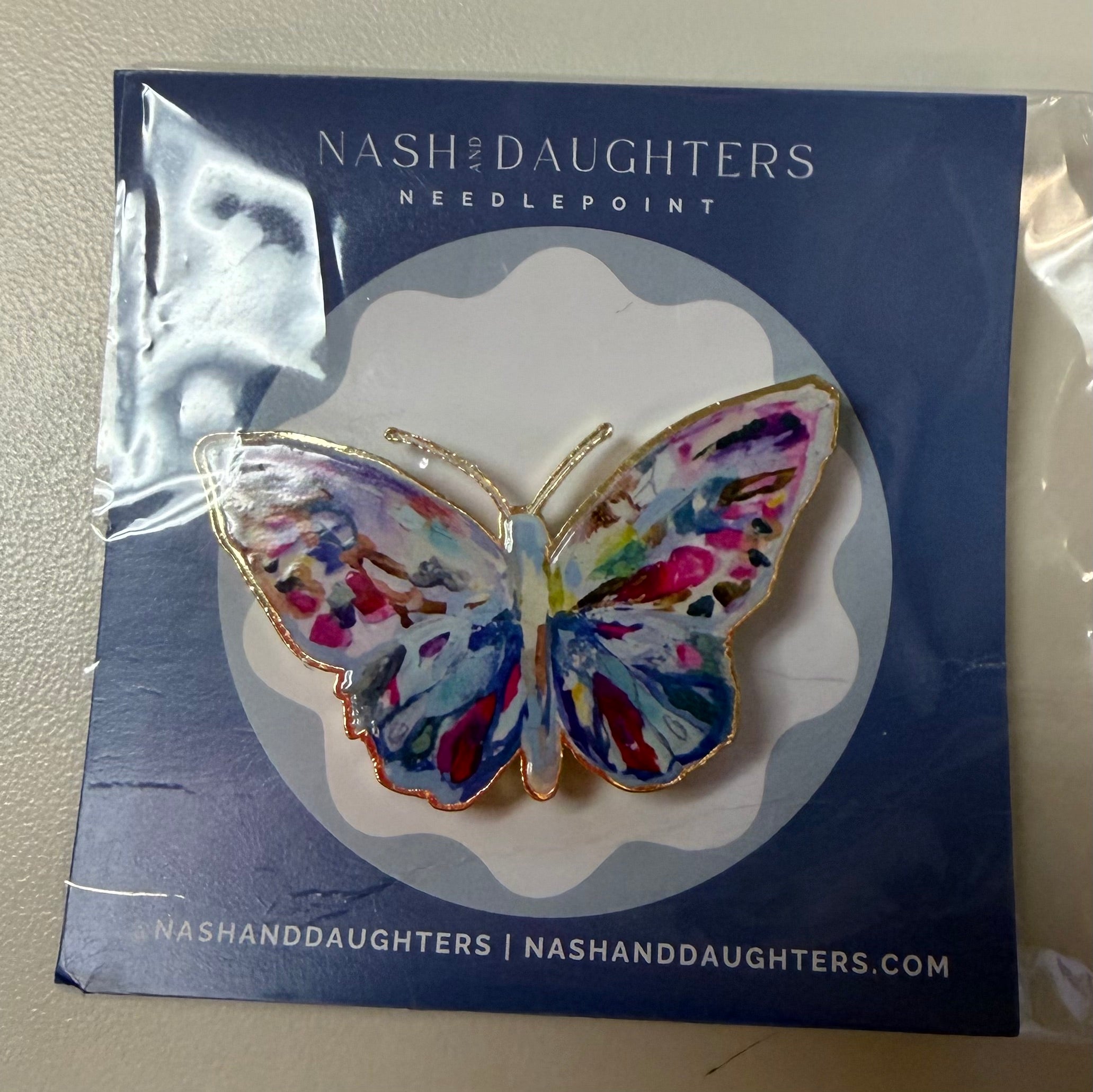 Colorful Butterfly Needle Minder