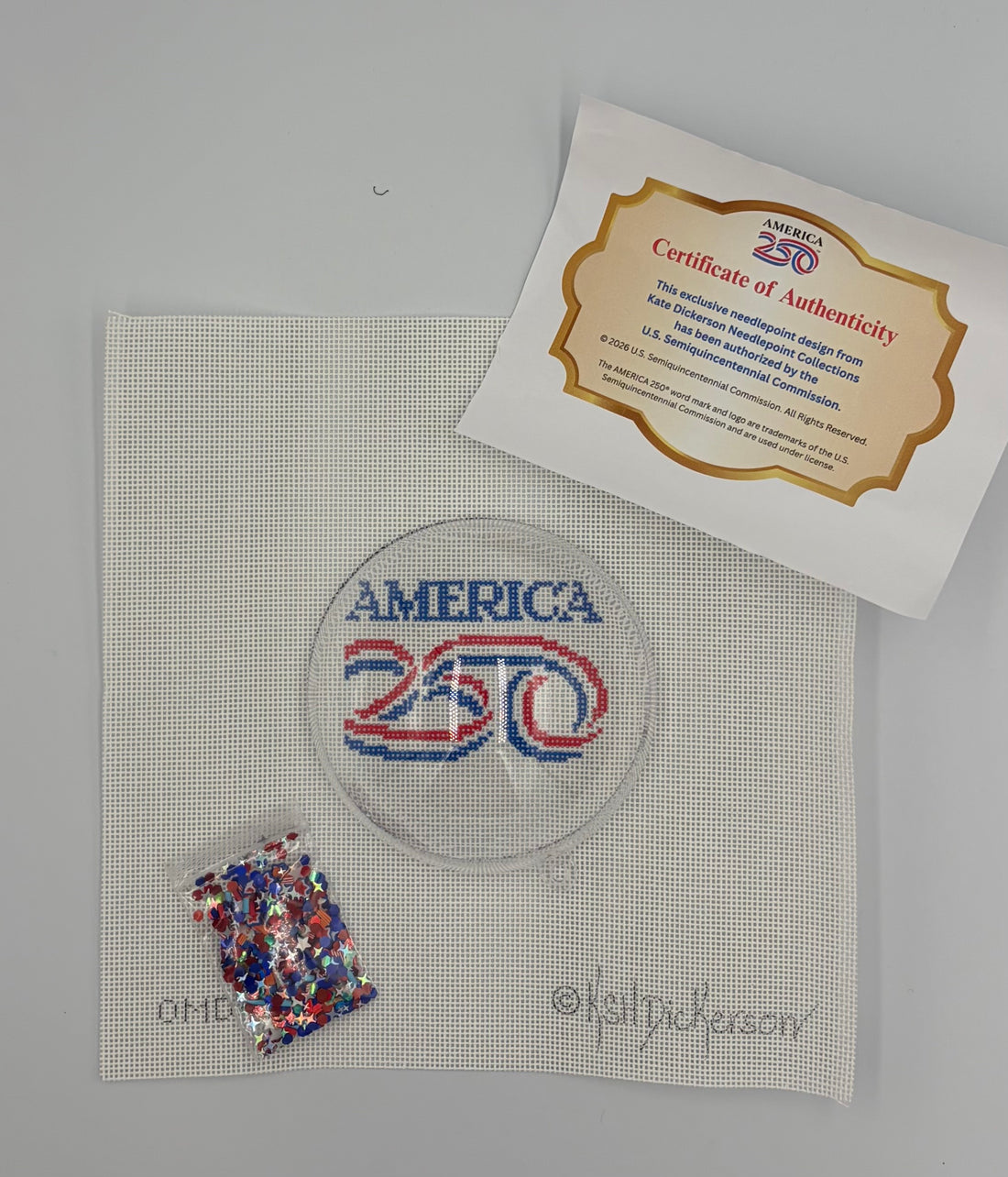 America 250 Certified Dome Ornament