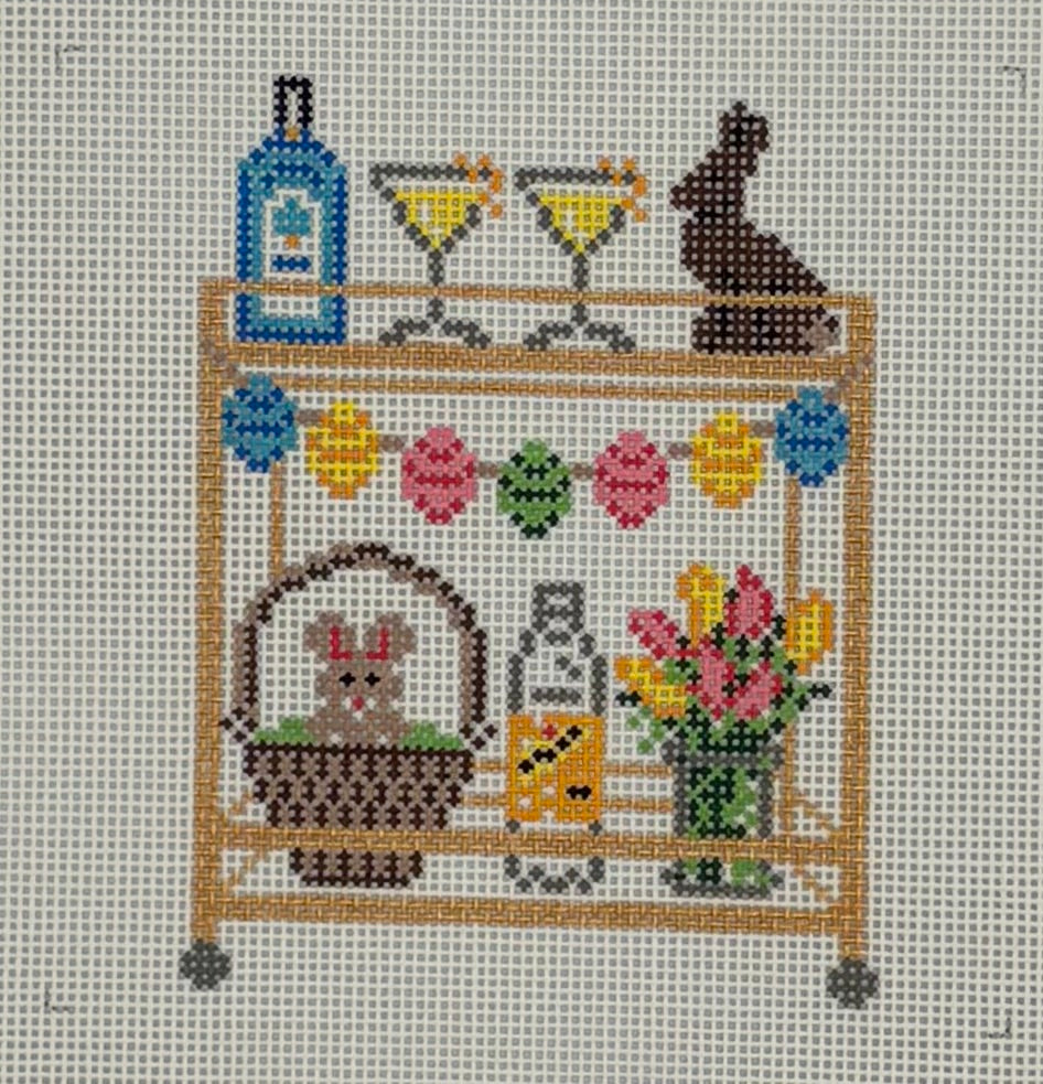 Easter Bar Cart