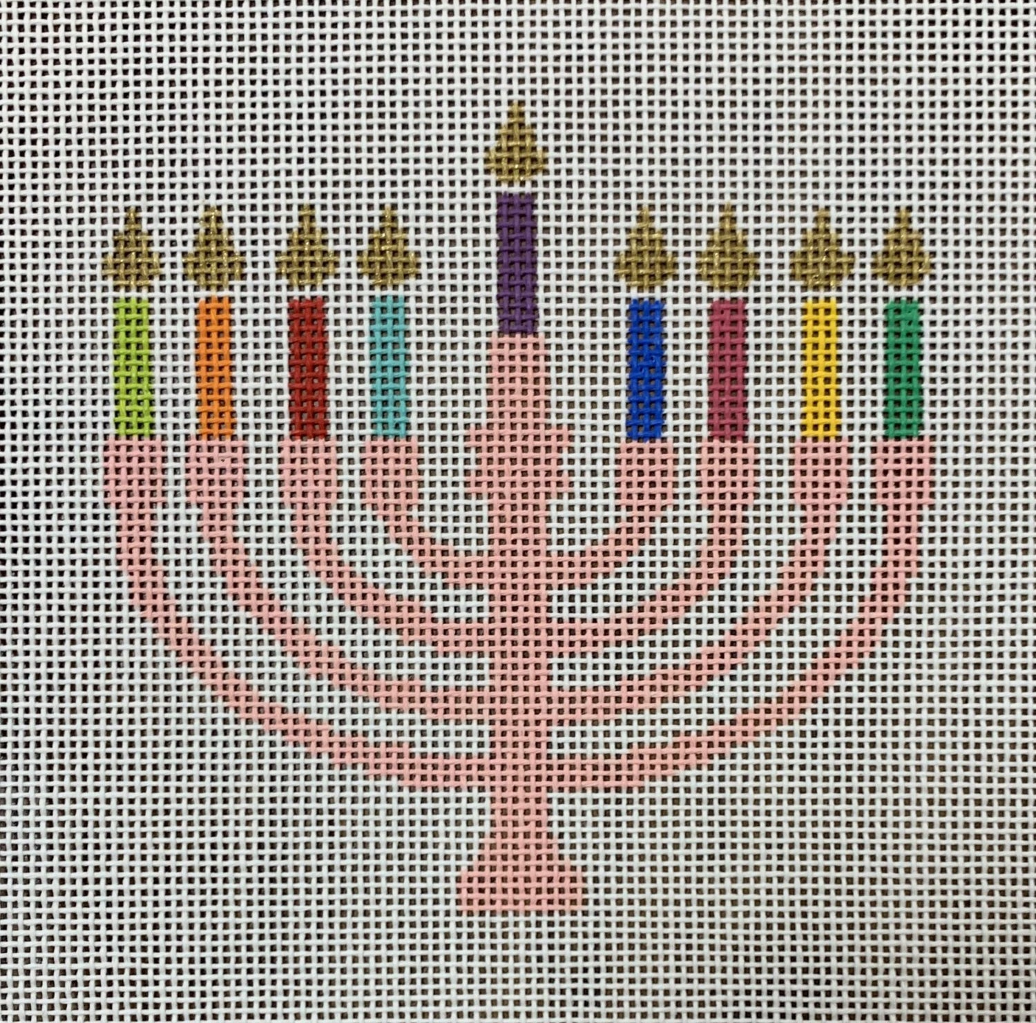 Pink Menorah