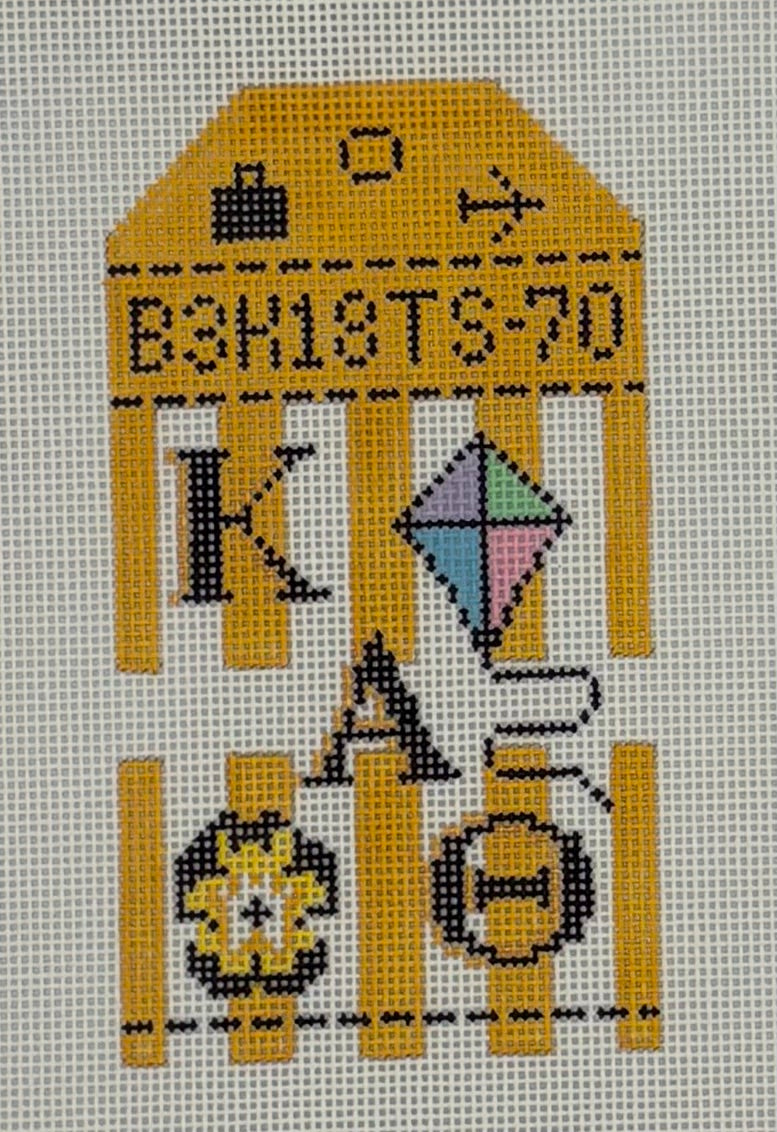 Greek Retro Travel Tag - Kappa Alpha Theta