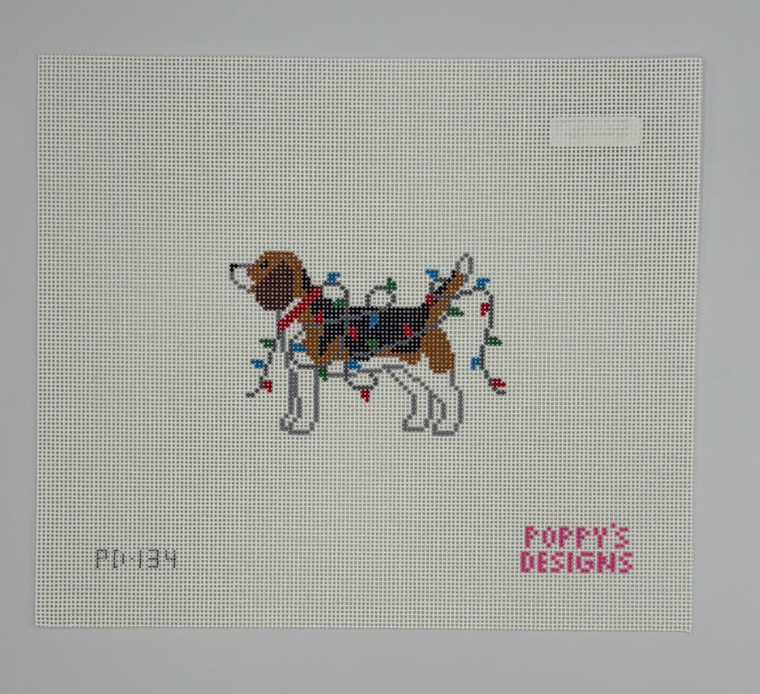 Christmas Lights - Beagle