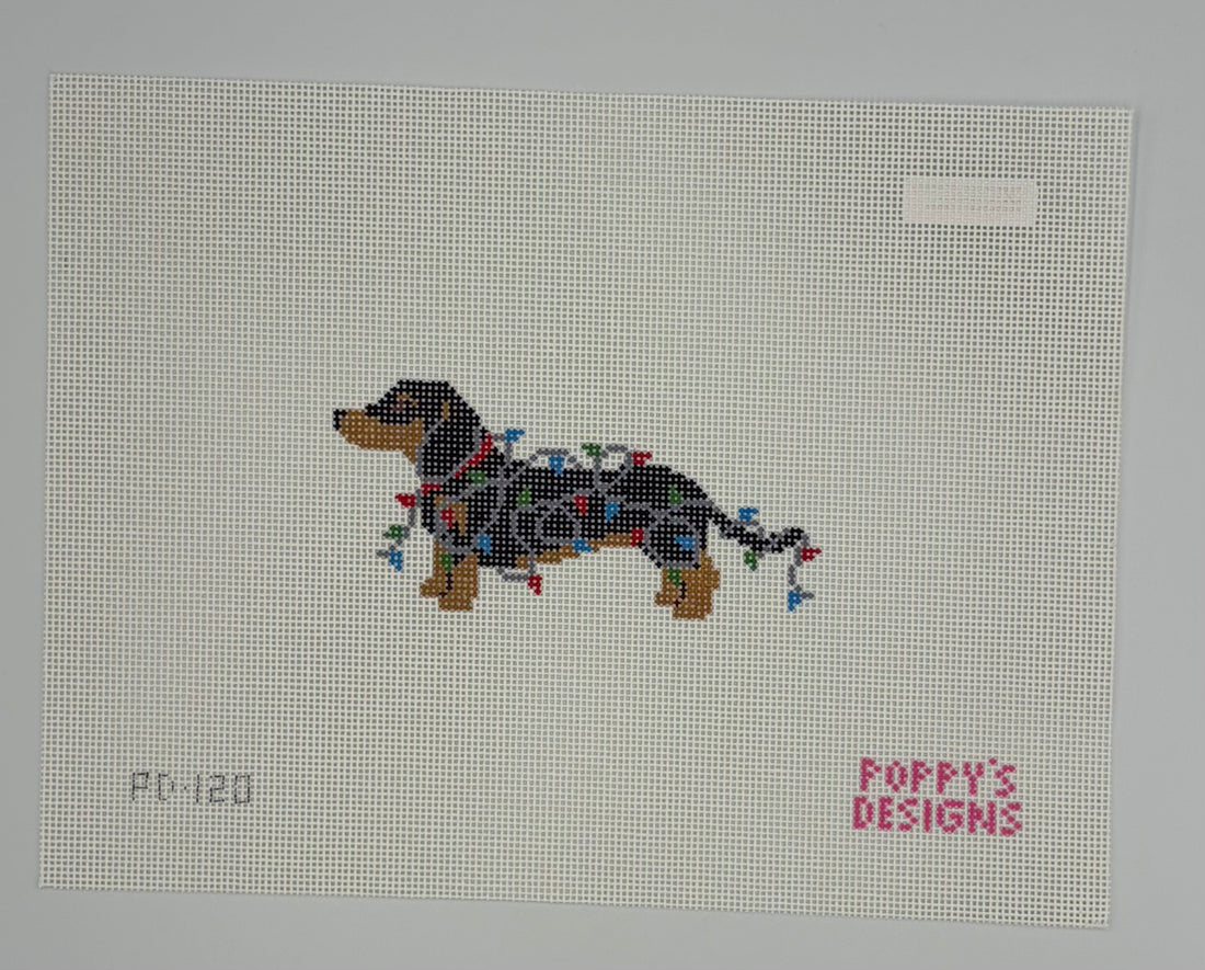 Christmas Lights - Dachshund