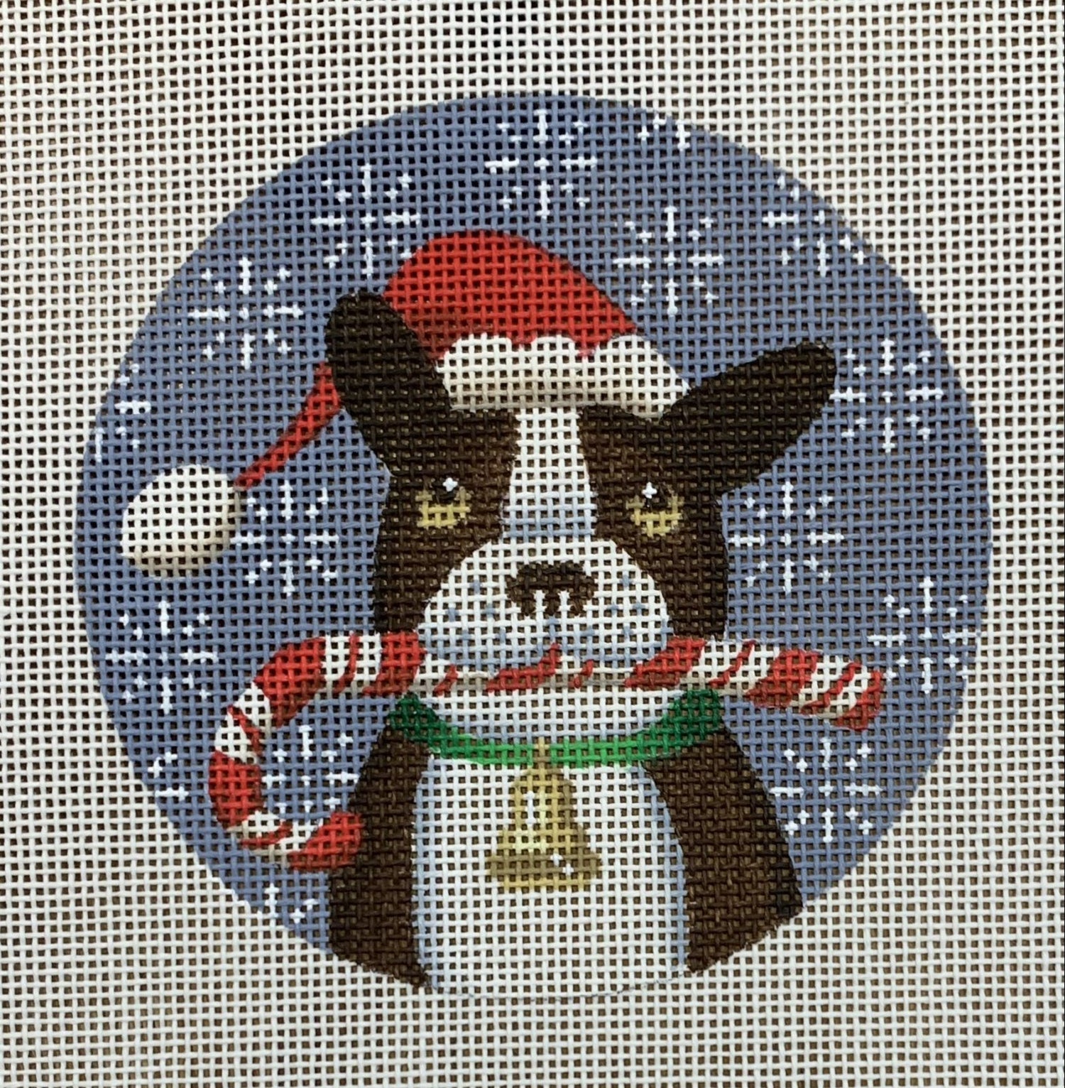 French Bulldog Christmas Circle