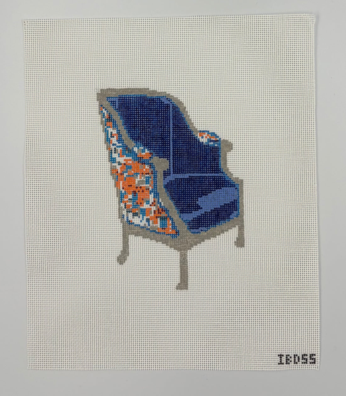 Blue Velvet Wingback