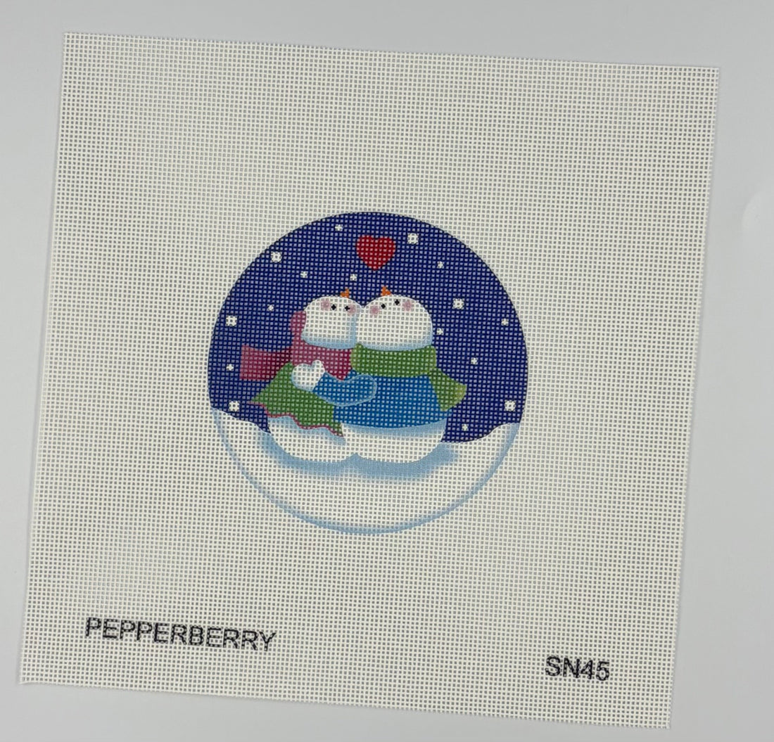 Gazing Snow Couple
