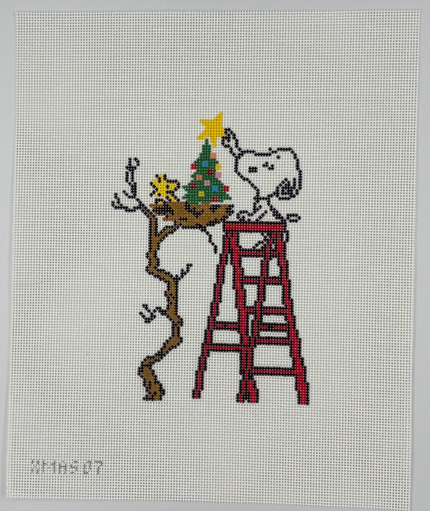 Snoopy Decorating the Tree