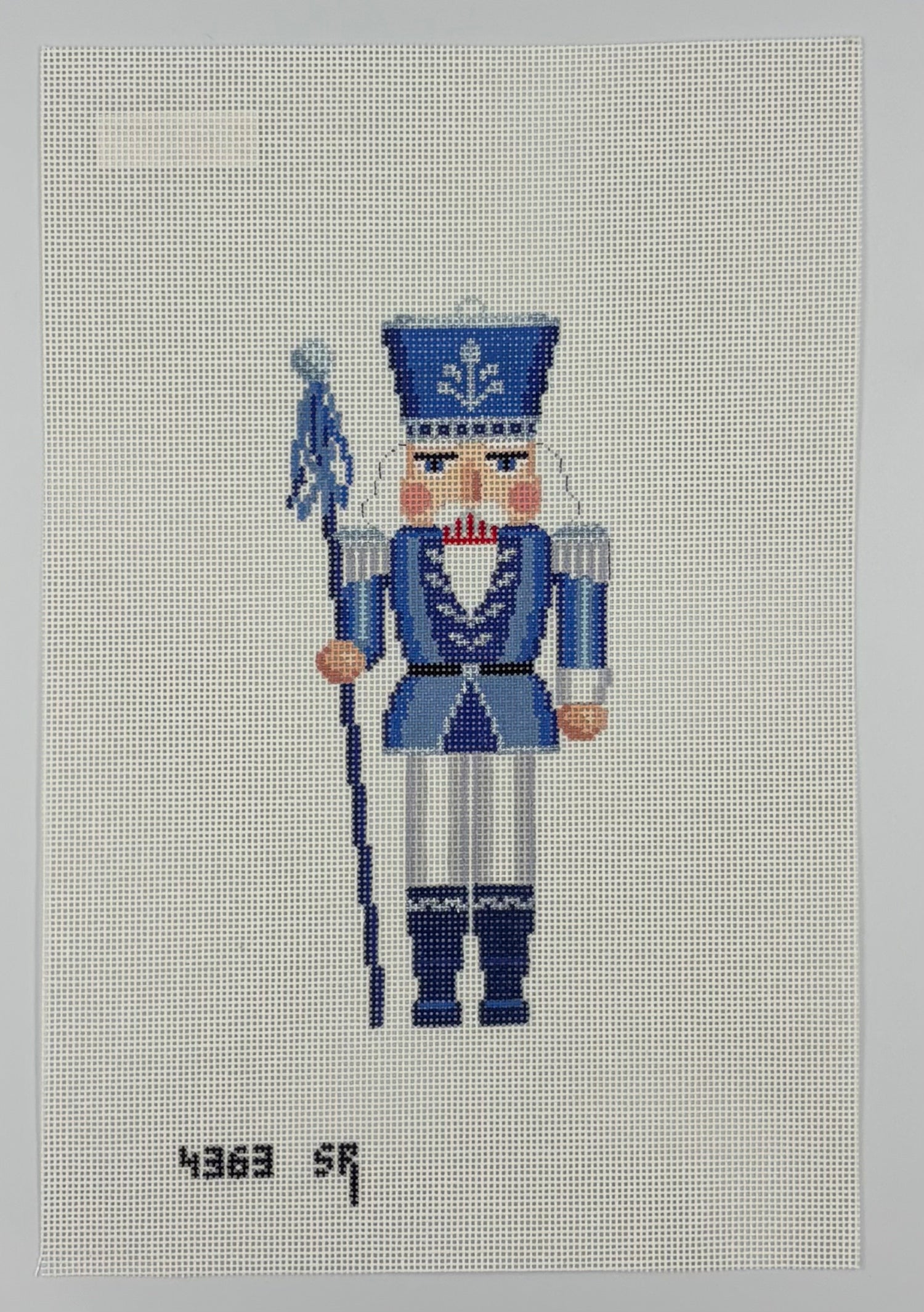 Nutcracker - Blue, White and Silver Guard