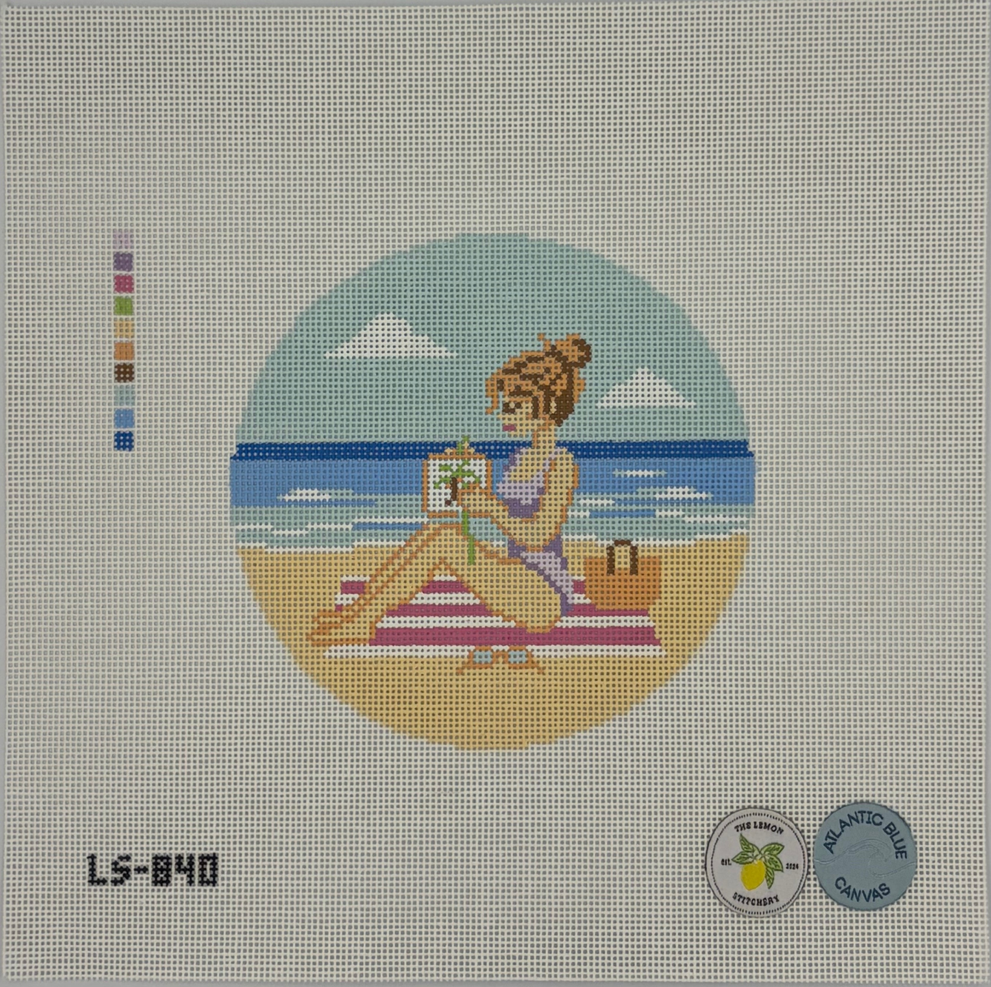 Beach Needlepointing