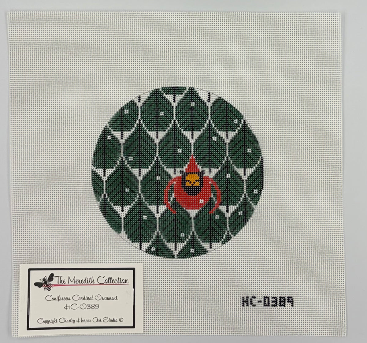 Coniferous Cardinal Ornament