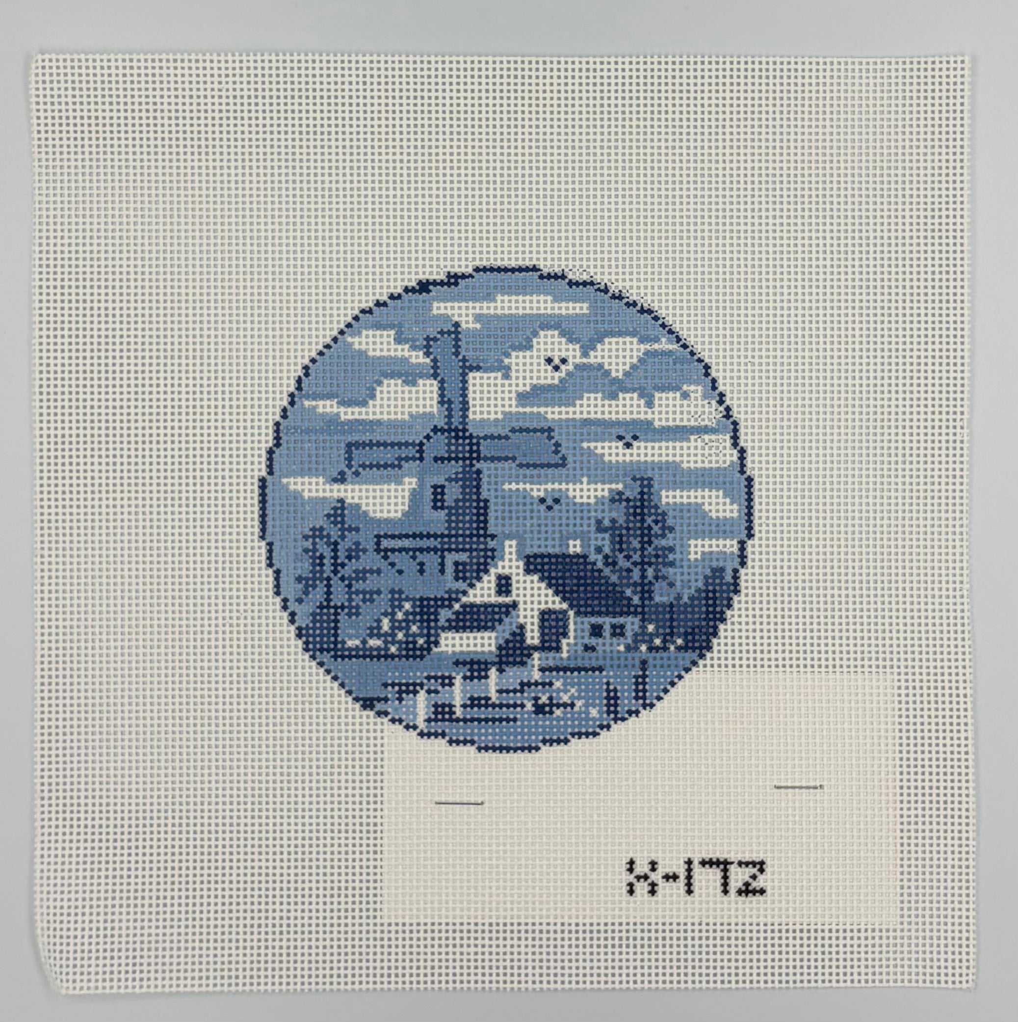 Blue Delft House