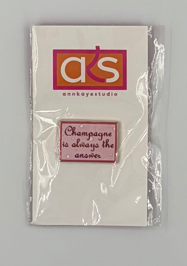 Needle Minder - Champagne is Always the Answer Pink