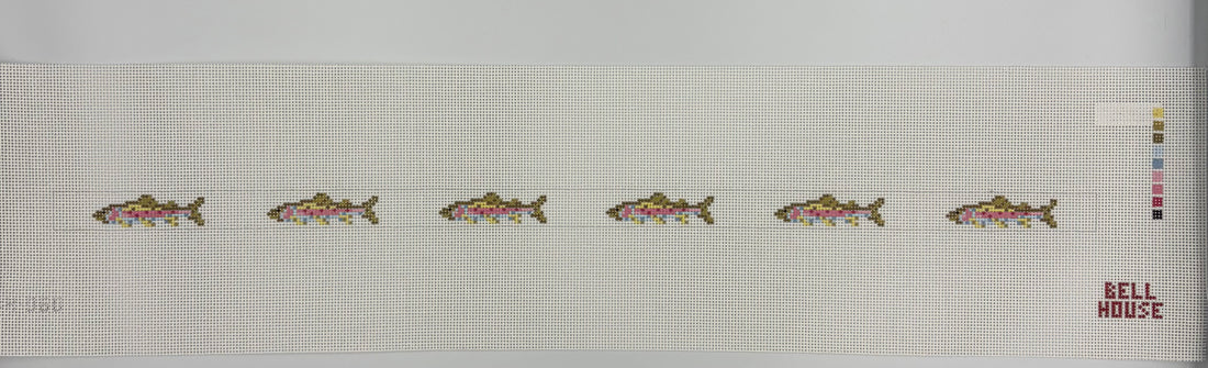 Rainbow Trout Dog Collar - Small