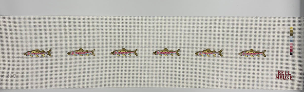 Rainbow Trout Dog Collar - Small