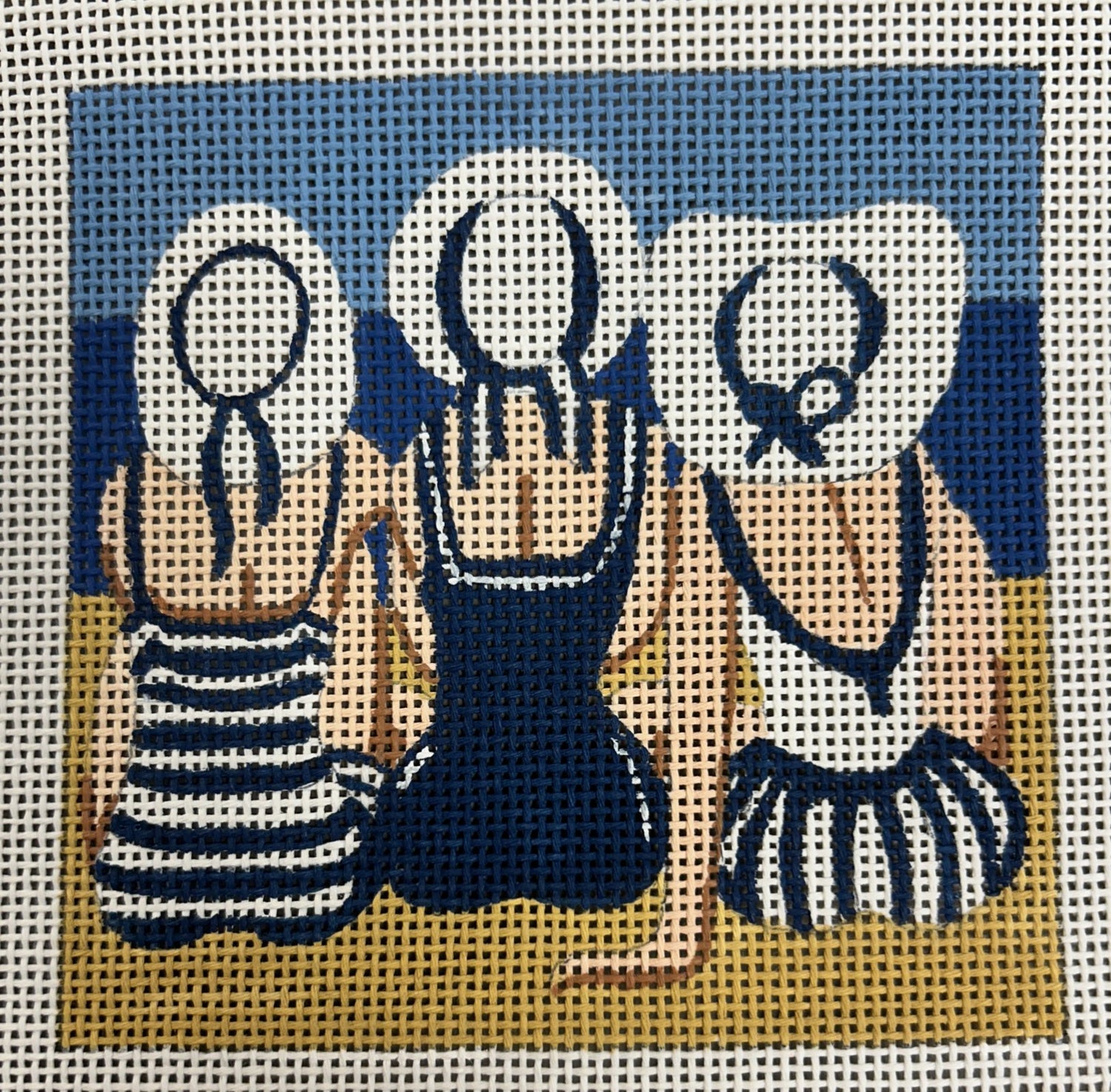 Three Ladies on the Beach