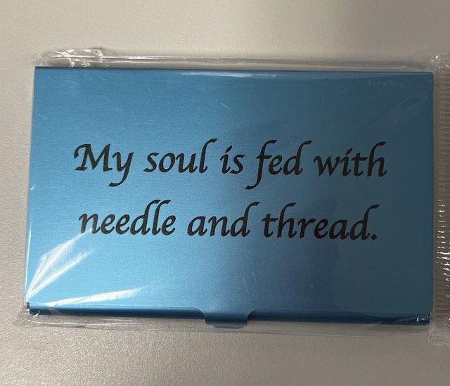 Beading &amp; Needle Case - My Soul is fed