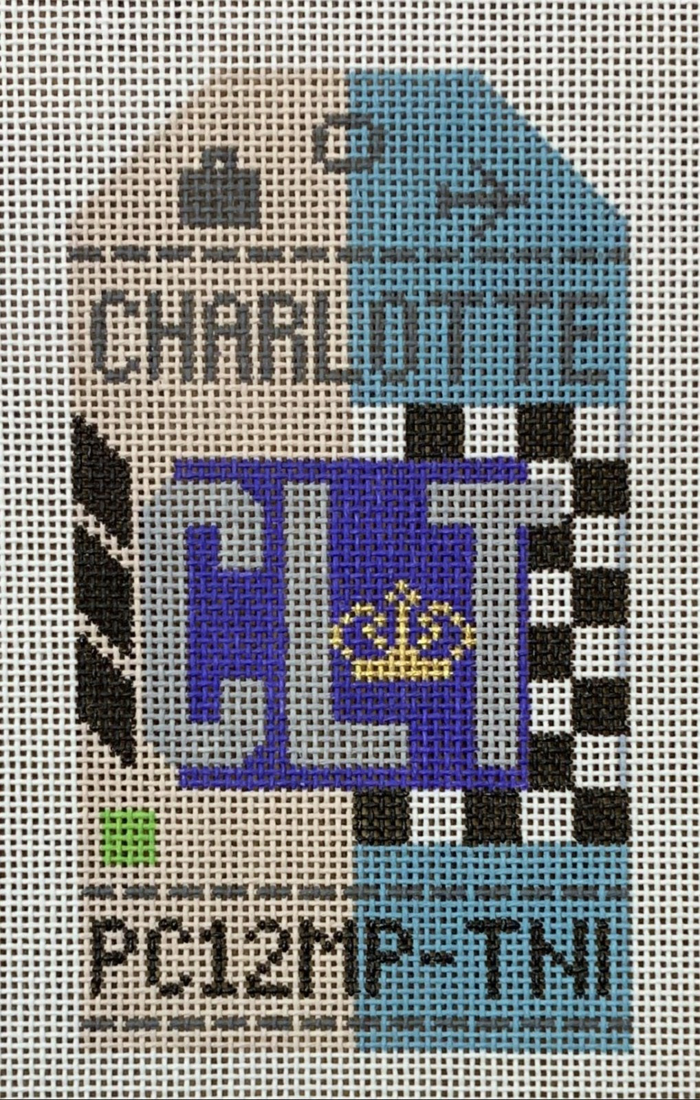 Charlotte Retro Travel Tag