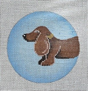 Dachshund  round ornament