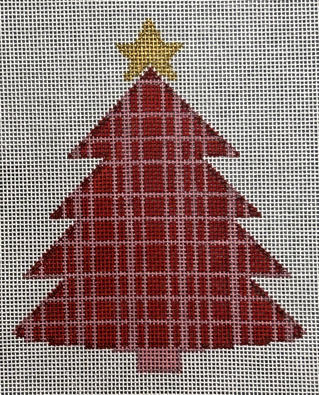 Pink/Red Plaid Tree