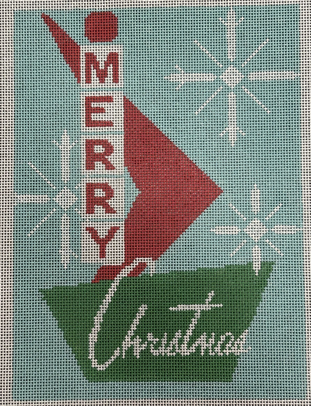 Retro Merry Christmas Sign