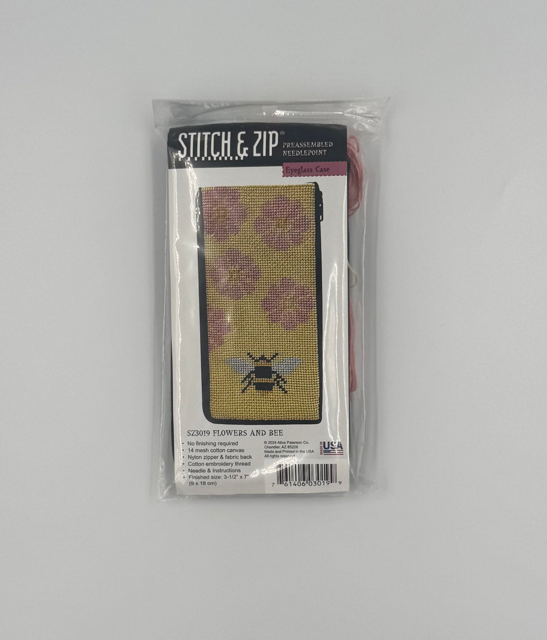 Stitch &amp; Zip - Flowers and Bees Eyeglass