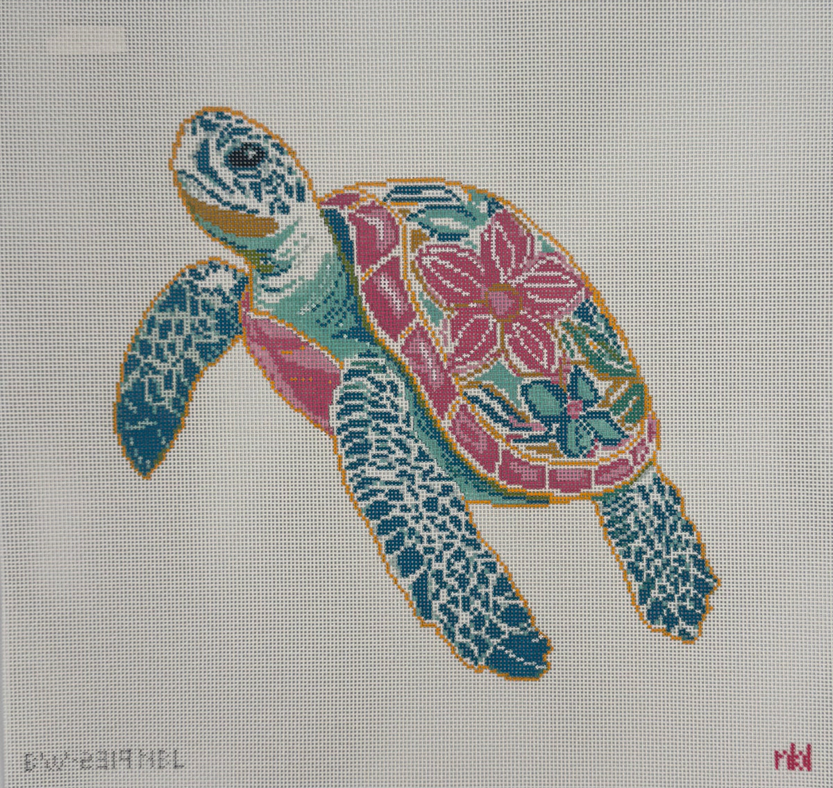 Colorful Sea Turtle
