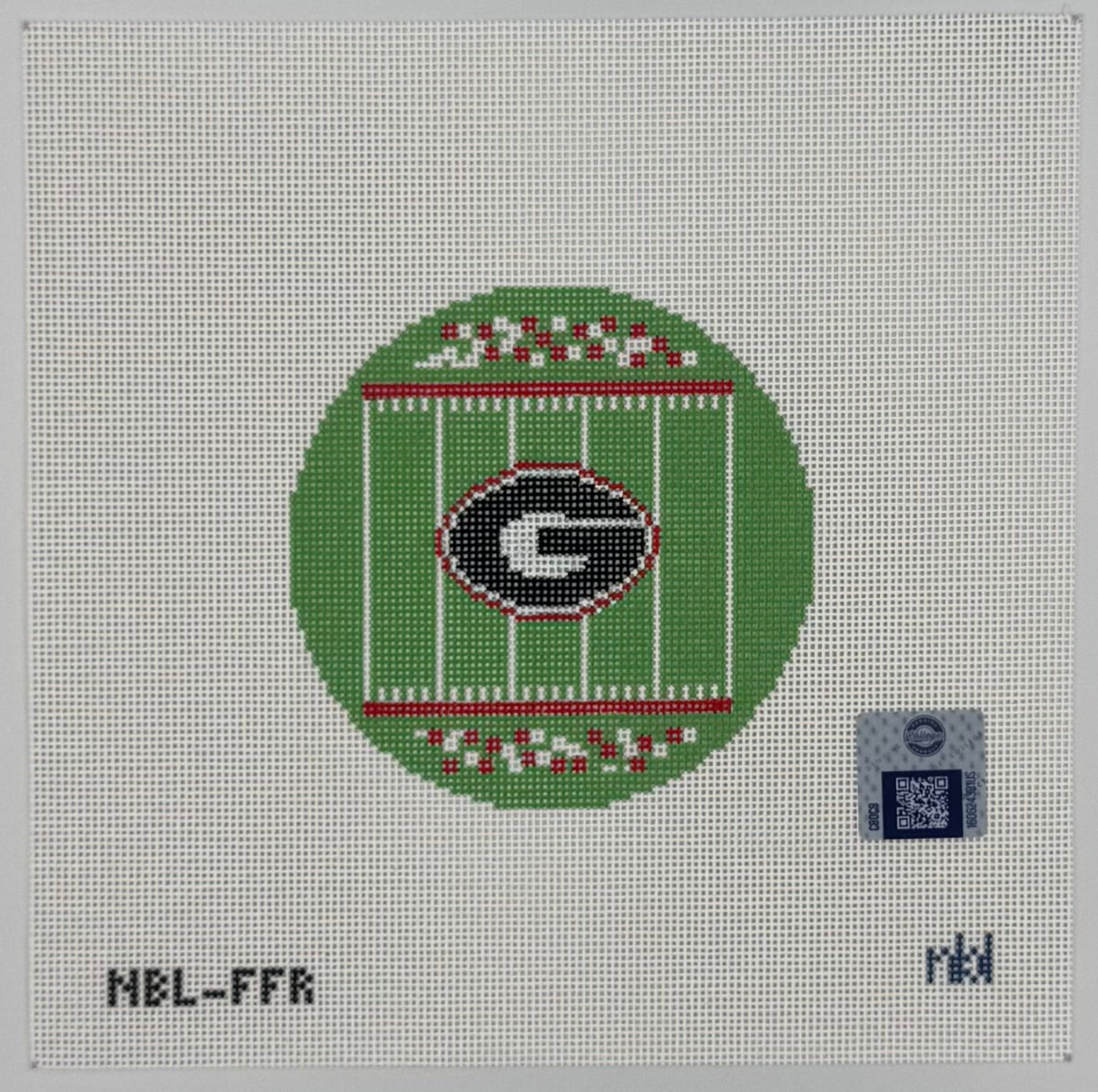 Georgia Football Field Round