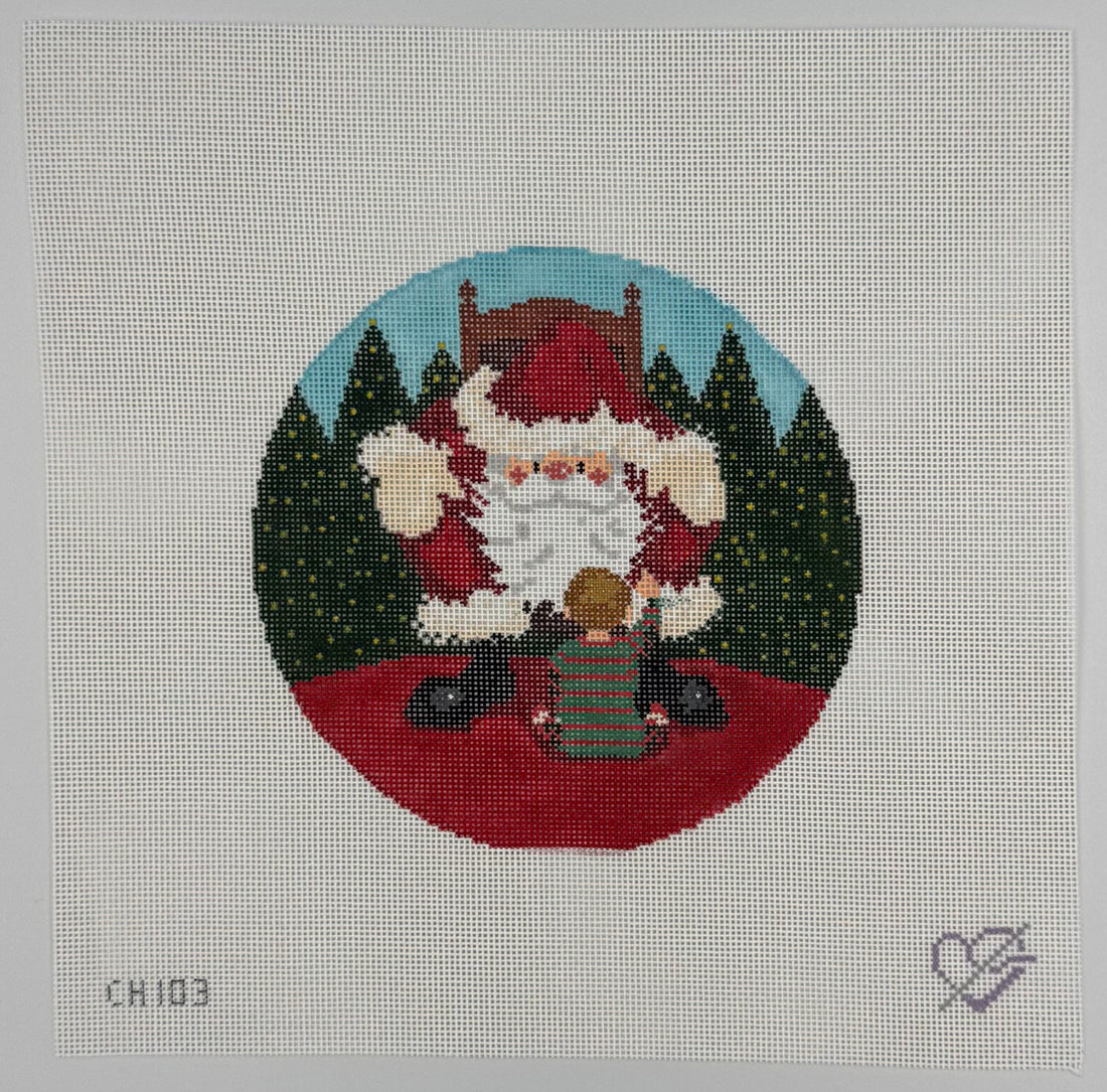 Santa and Boy