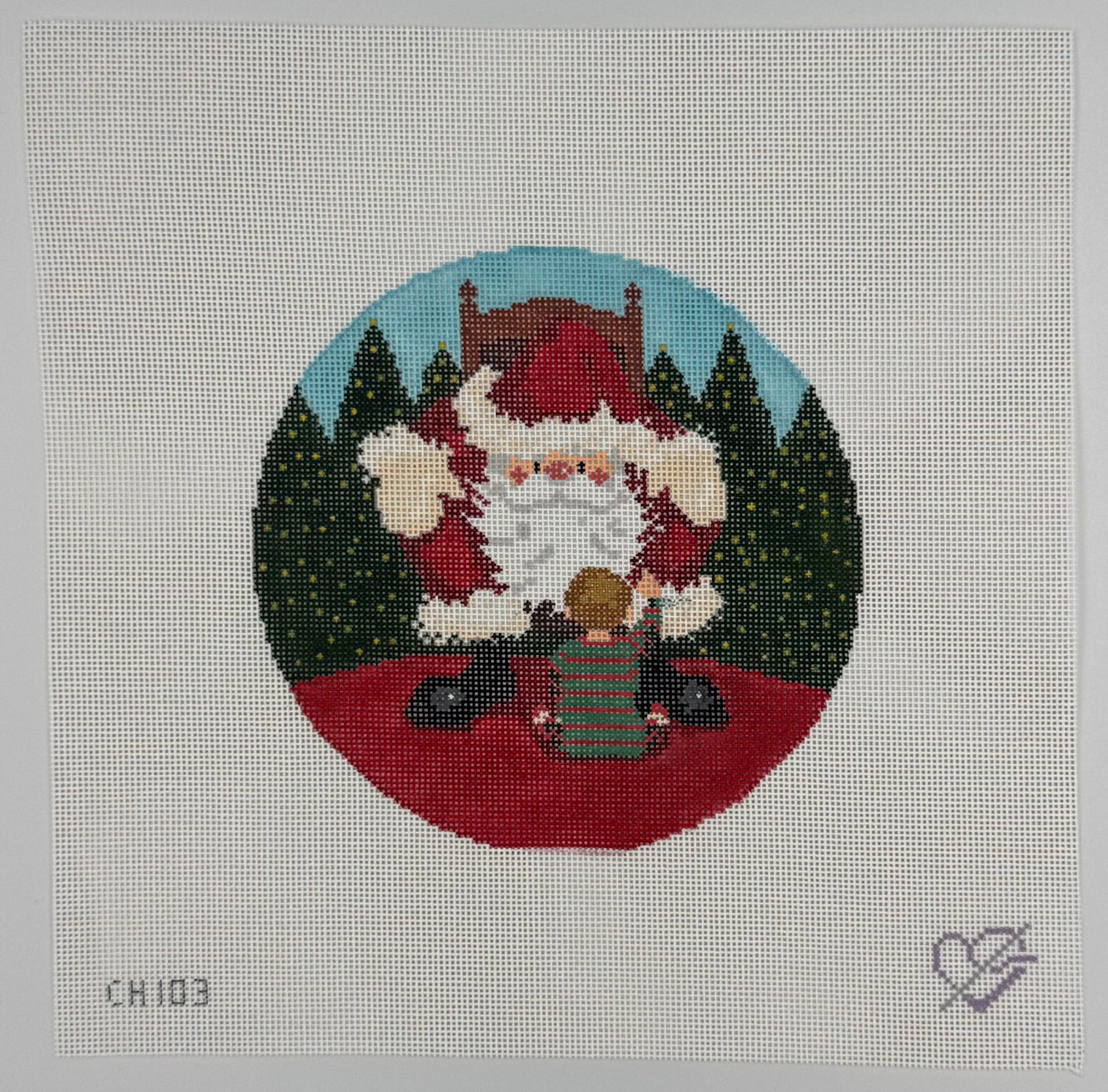 Santa and Boy