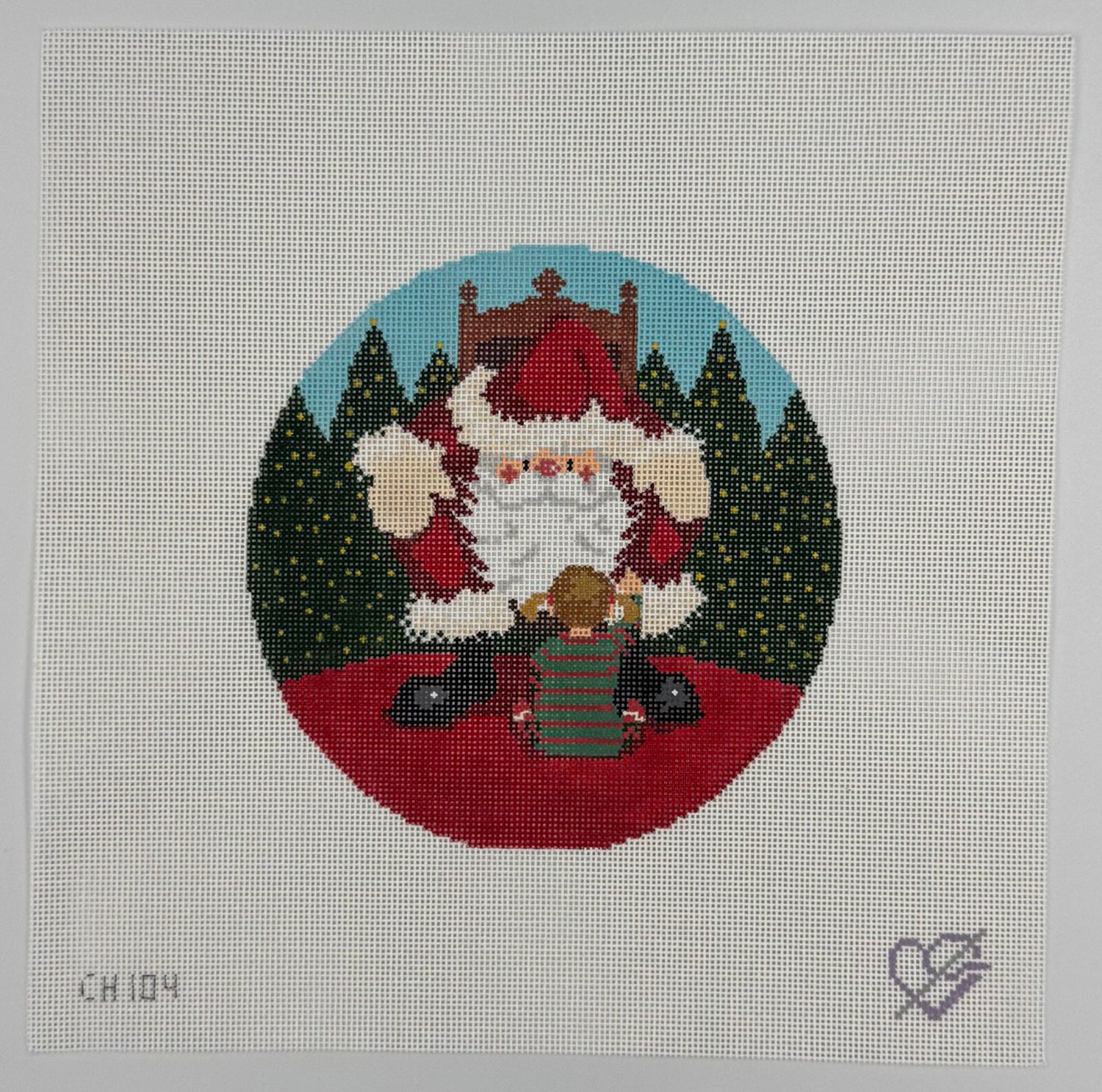 Santa and Girl