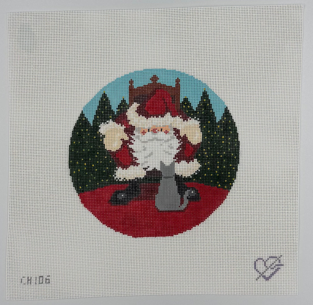 Santa and Cat