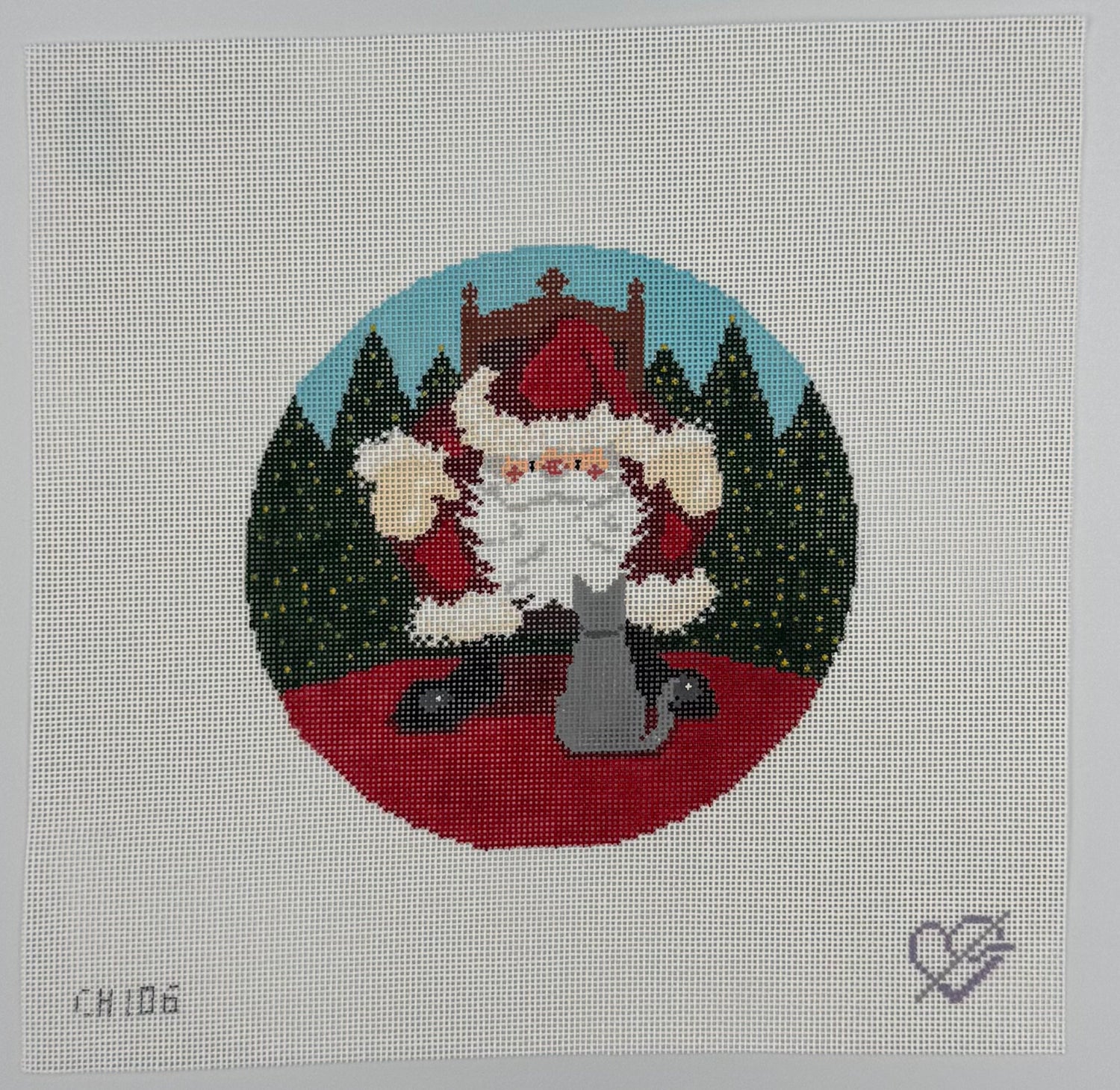 Santa and Cat