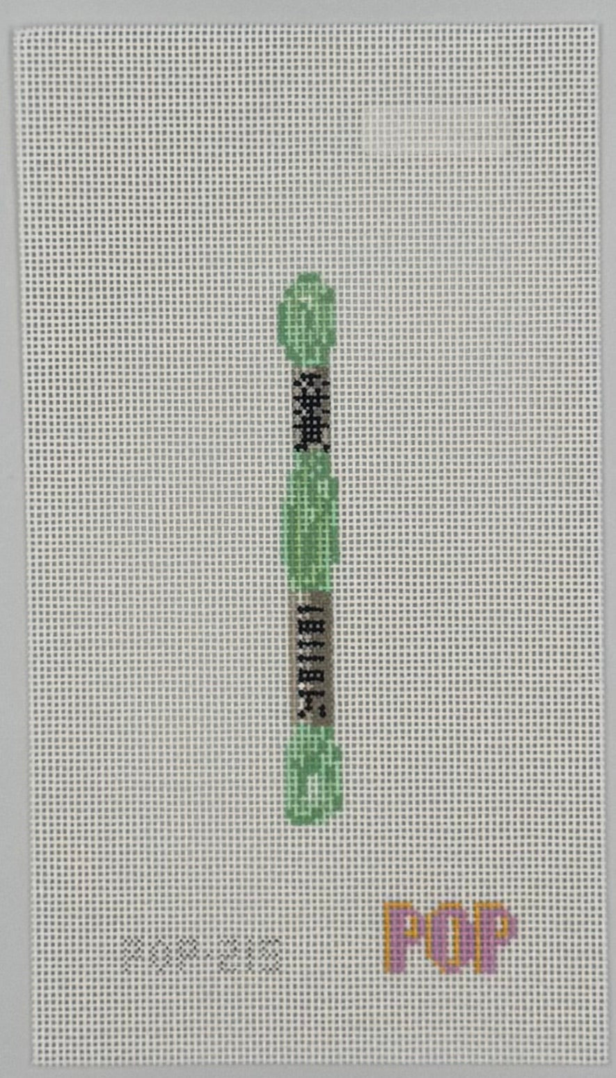 Floss Needlepoint Canvas - Spring Green
