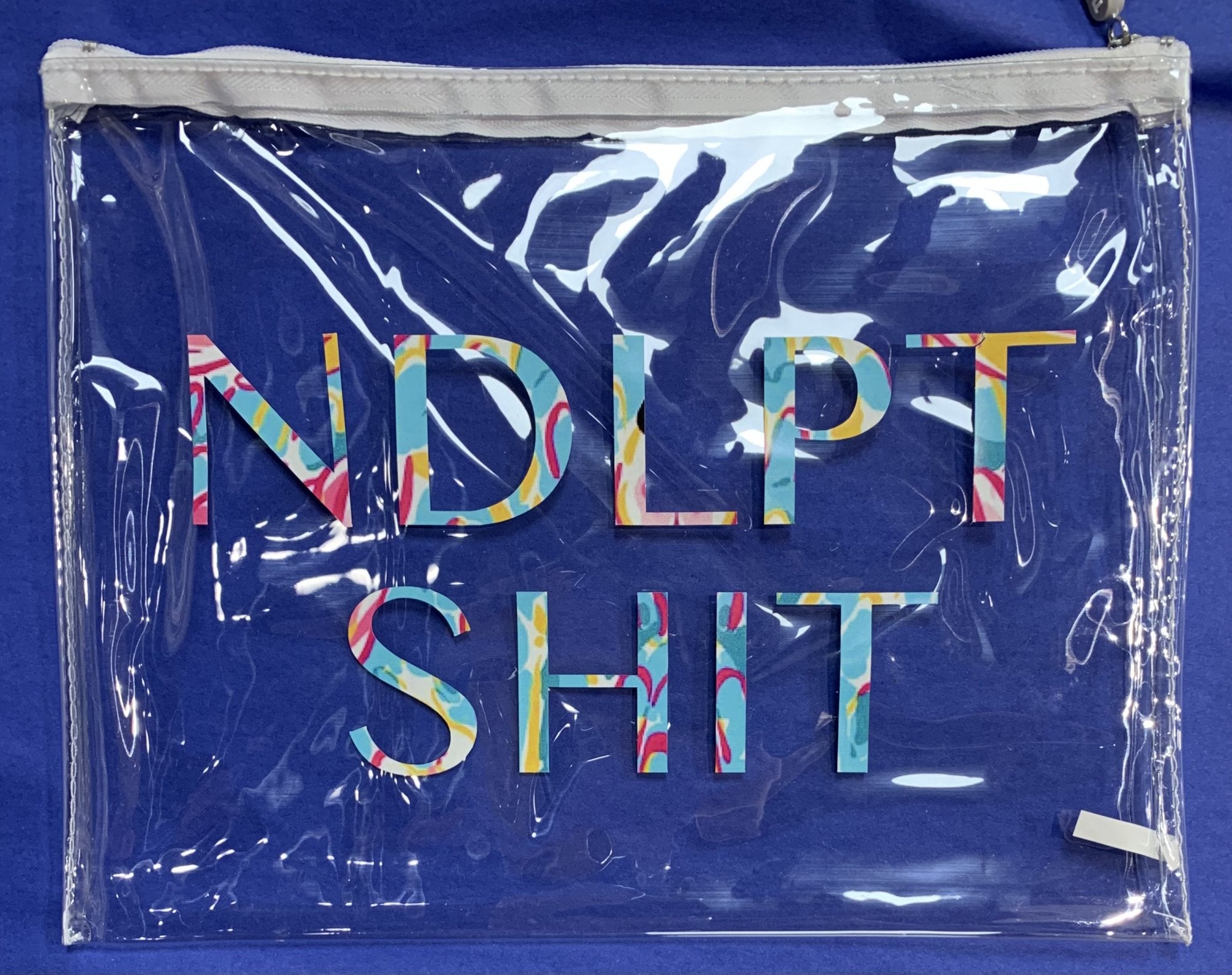 NDLPT SHIT Project Bag (white zipper)