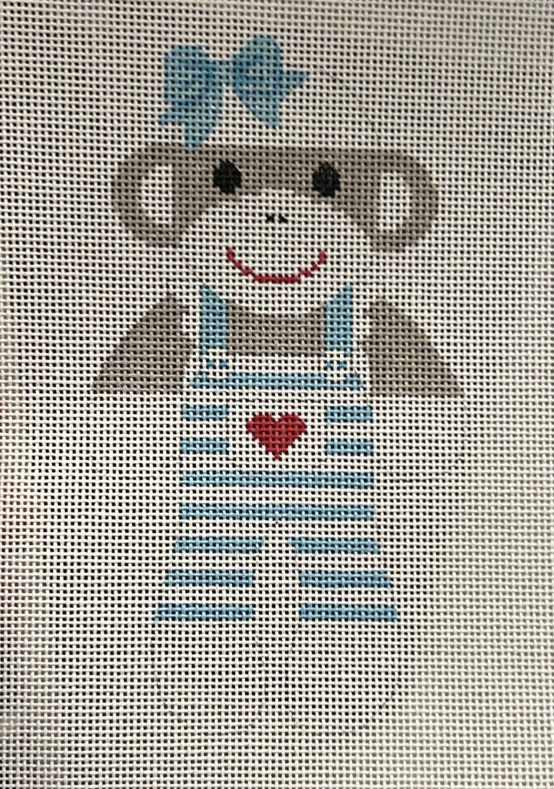 Sock Monkey - Striped Romper