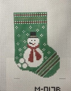 Snowman Mini Sock