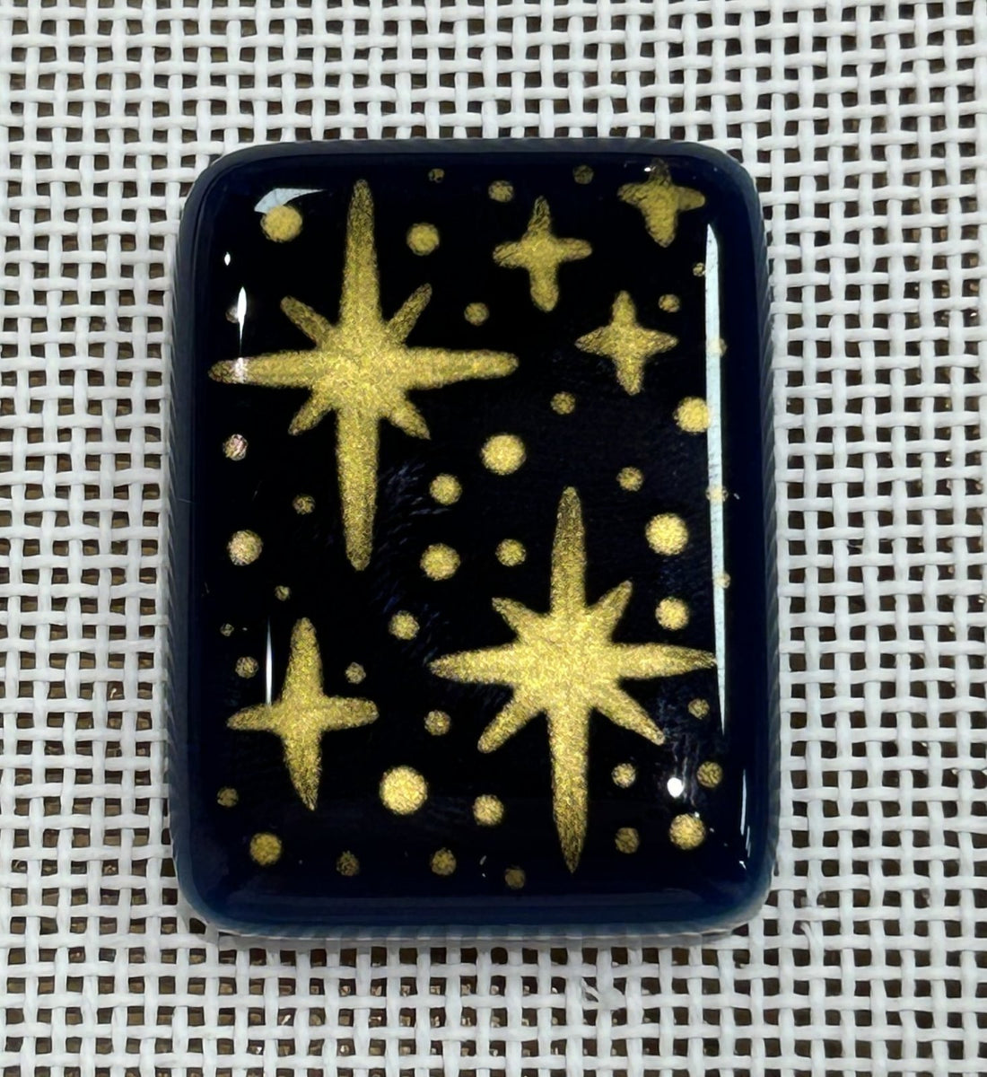 Fused Glass Needle Minder -  Stars