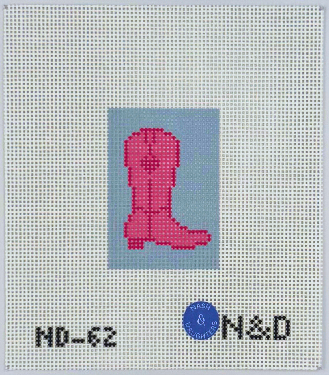 Pink Cowboy Boot Luggage Tag