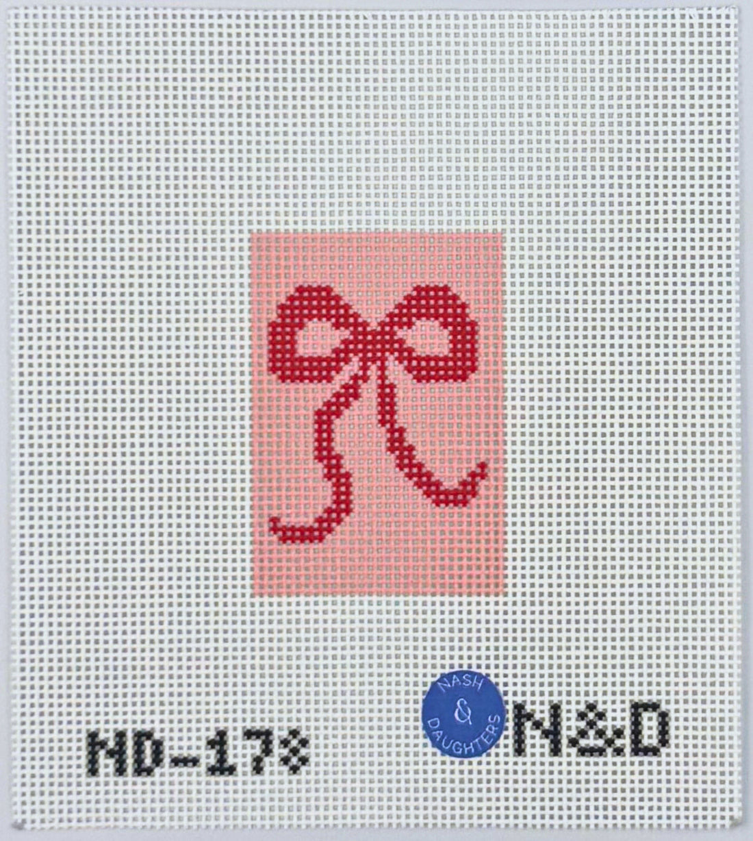 Pink and Red Bow Luggage Tag