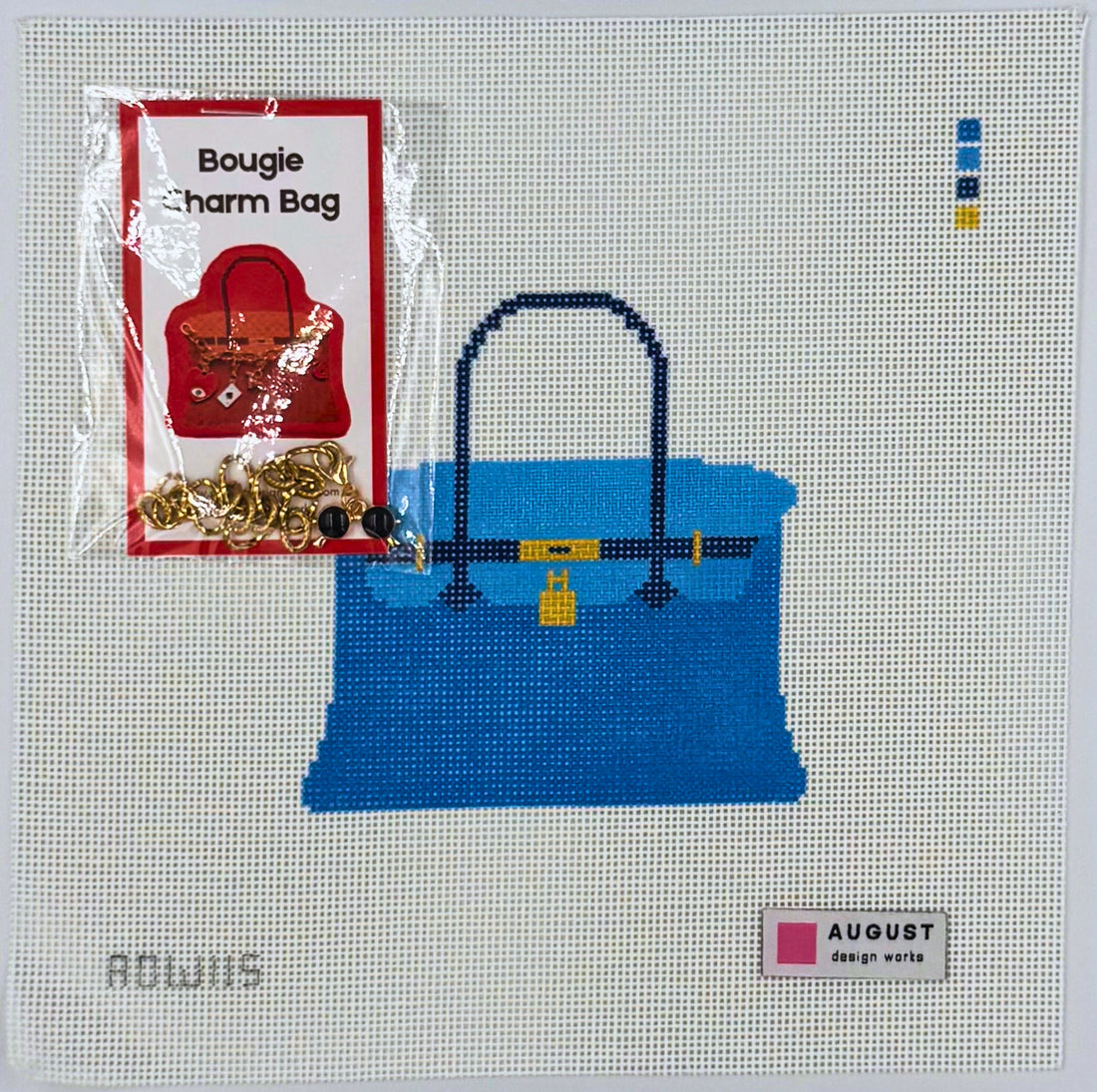 Blue Bougie Charm Bag
