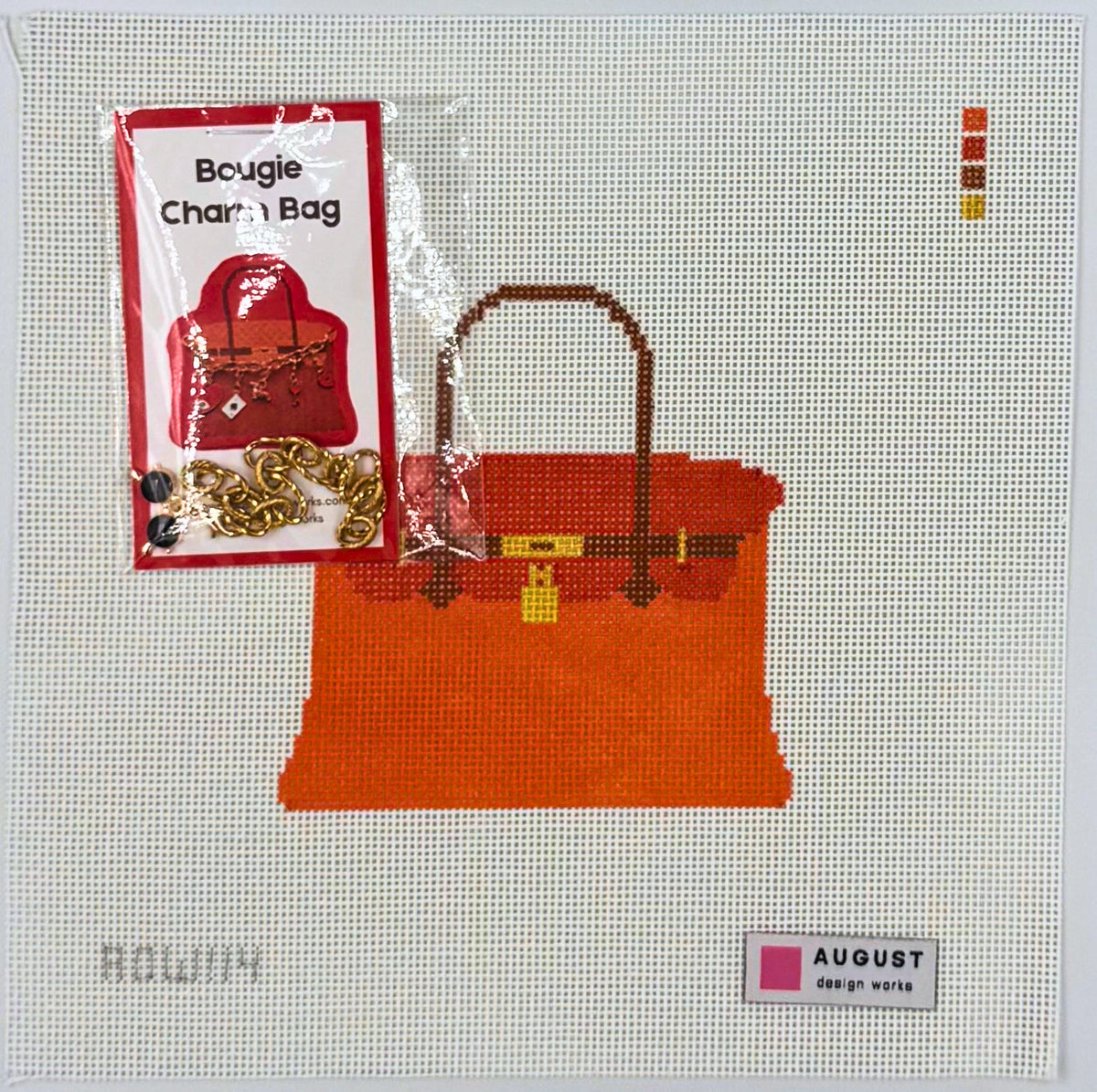 Orange Bougie Charm Bag