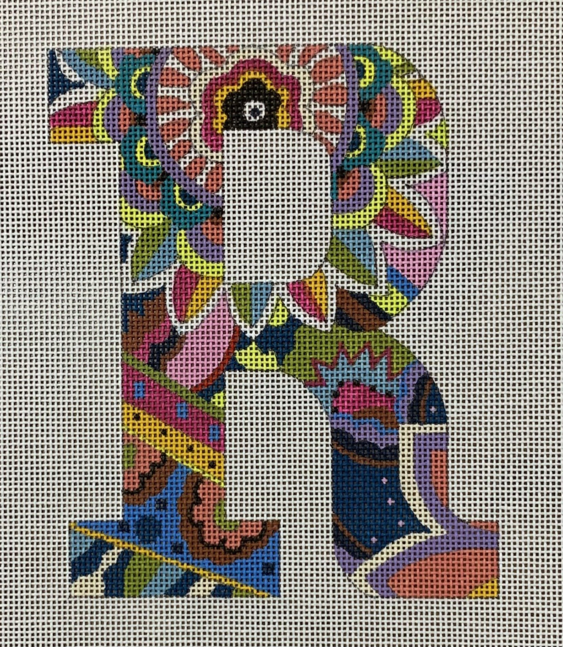 Patterned Letter - R