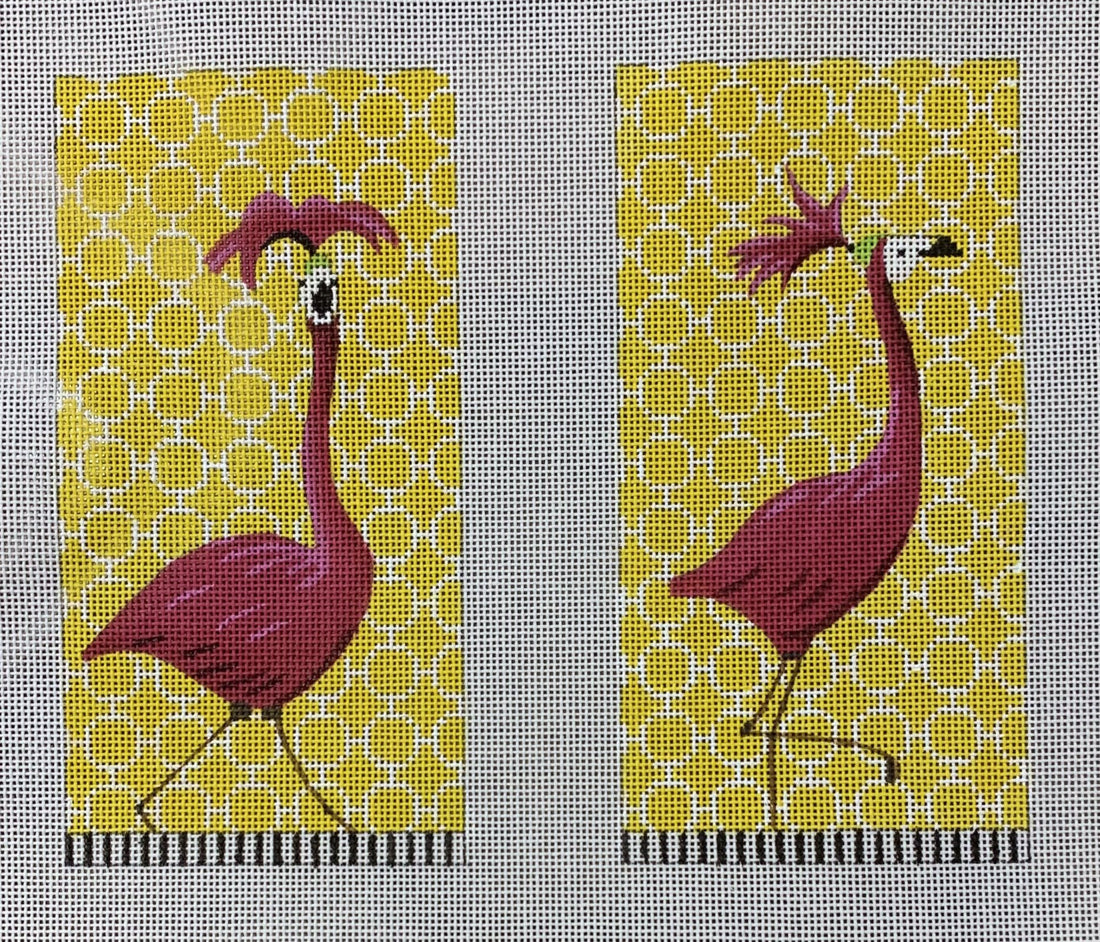 Pink Flamingo Eyeglass Case