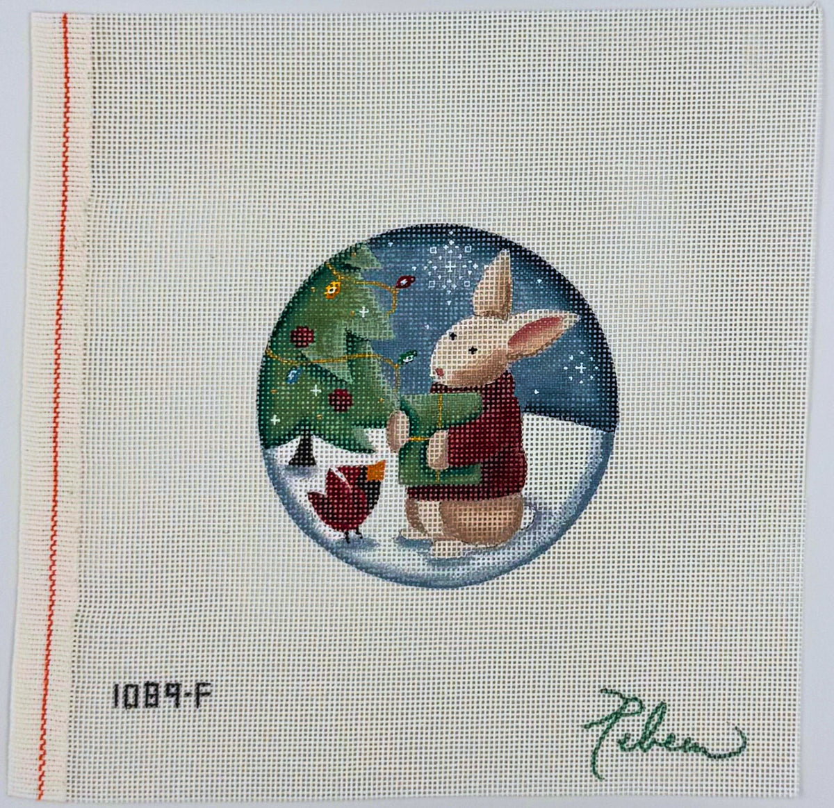 Bunny and Christmas Tree