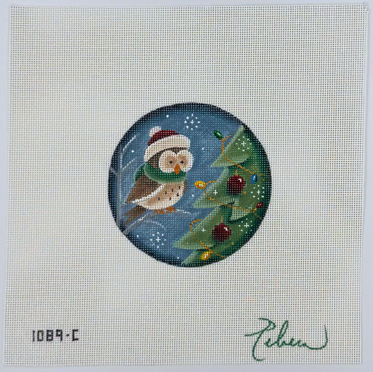 Owl and Christmas Tree