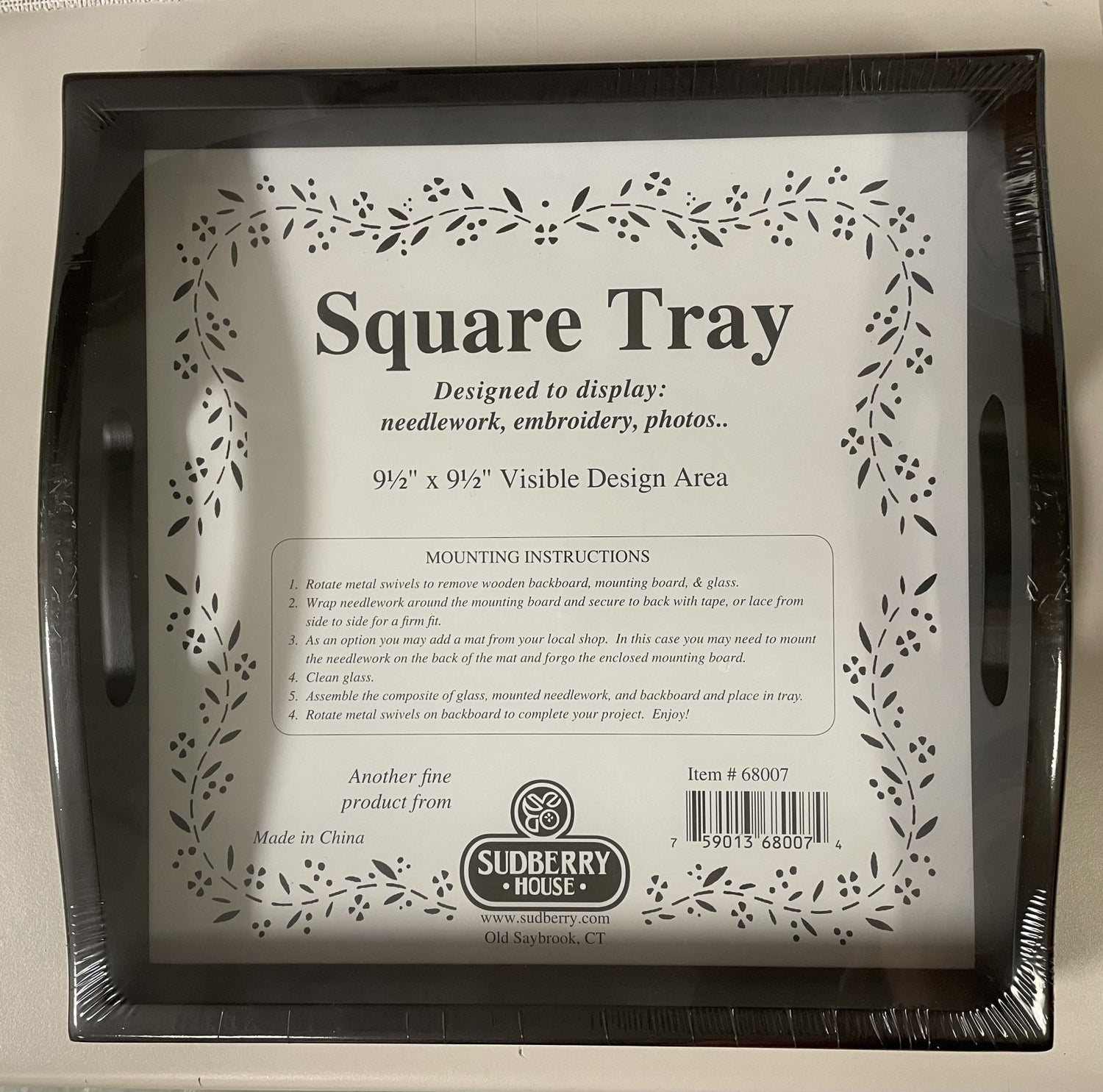 Tray - 10x10 - Black