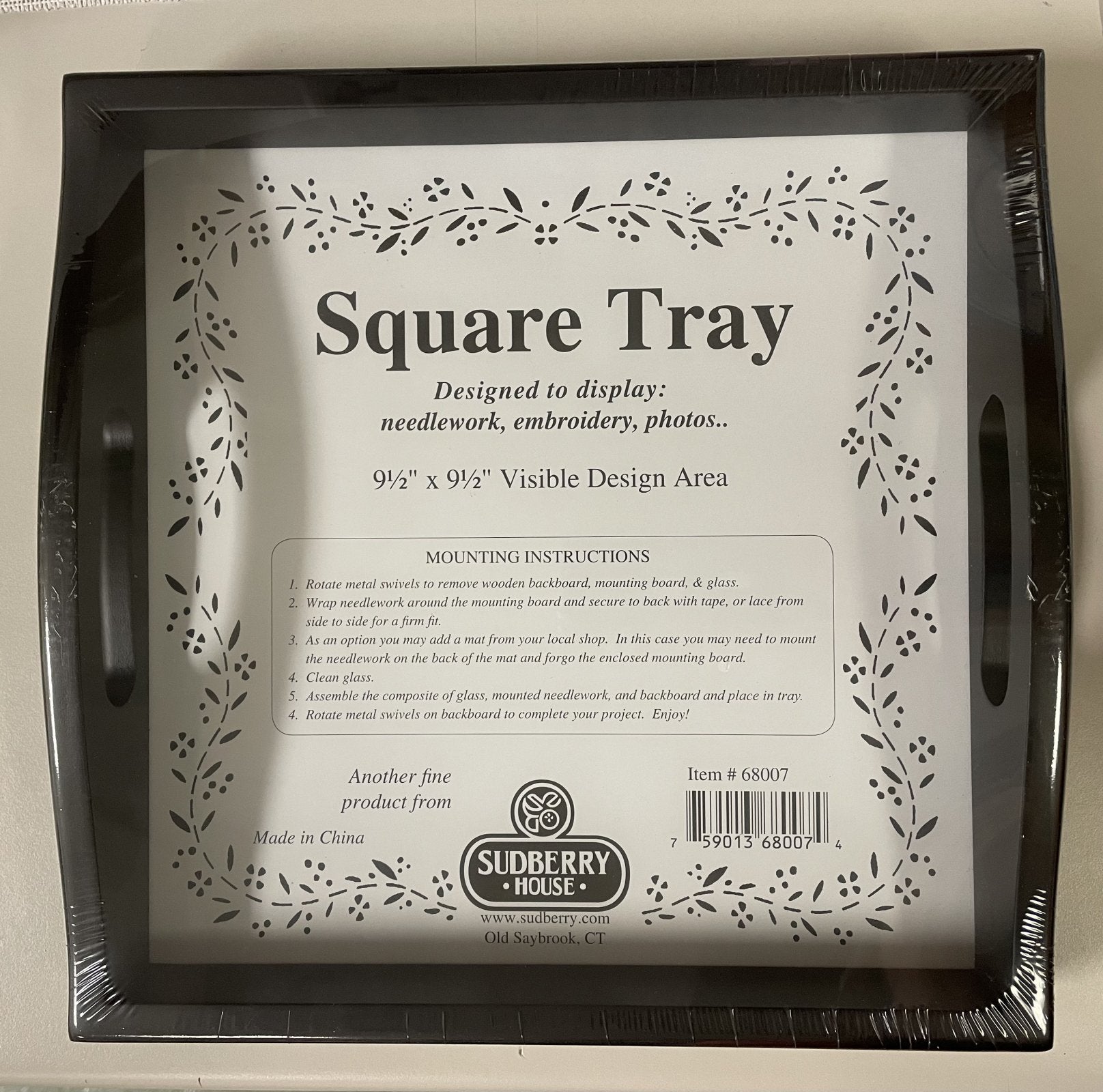 Tray - 10x10 - Black