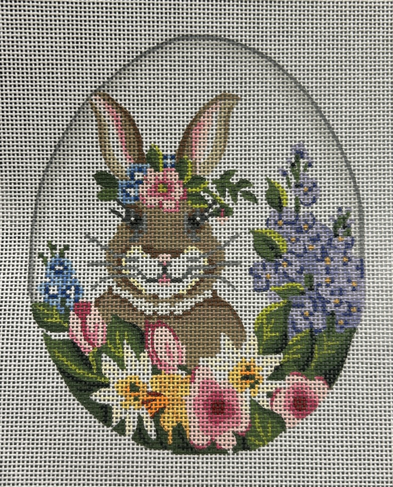 Lady Hare in Easter Garden