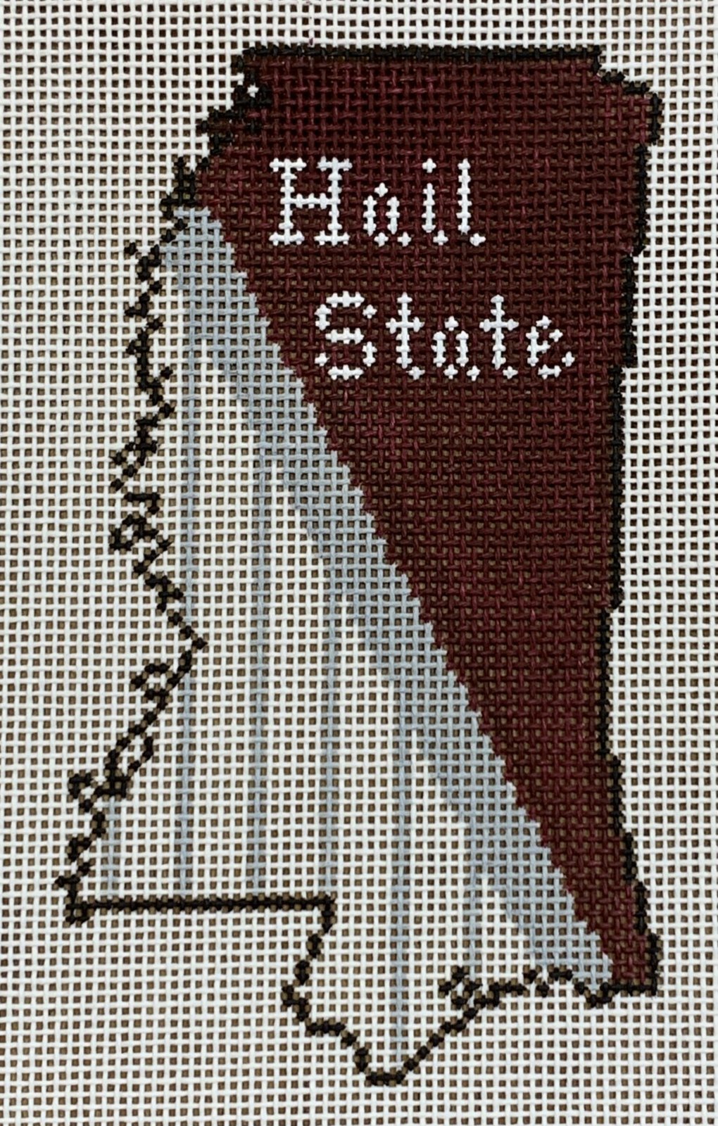Mississippi State Shape - Hail State