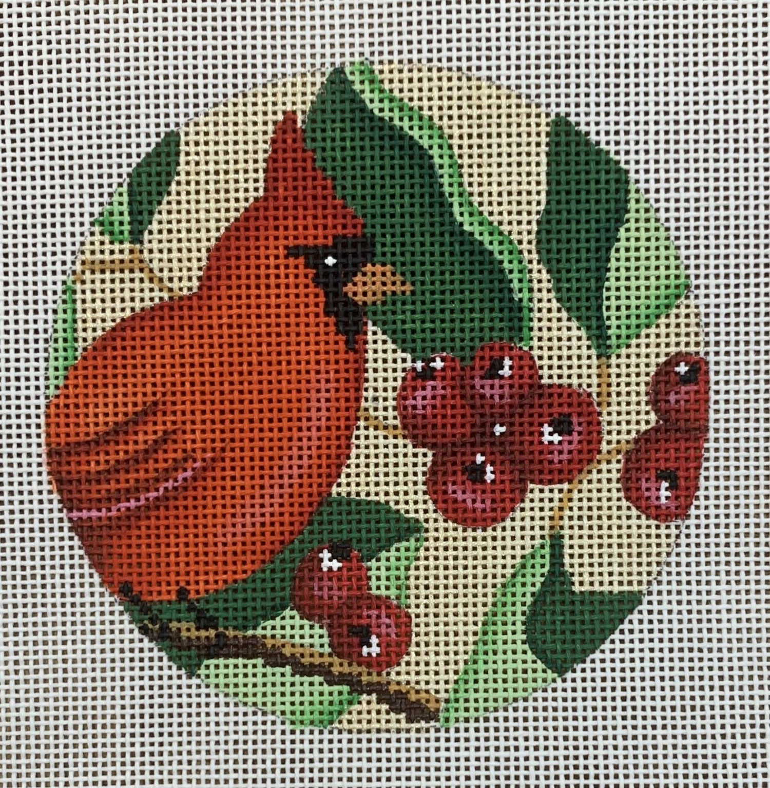 Cardinal w/ Berries